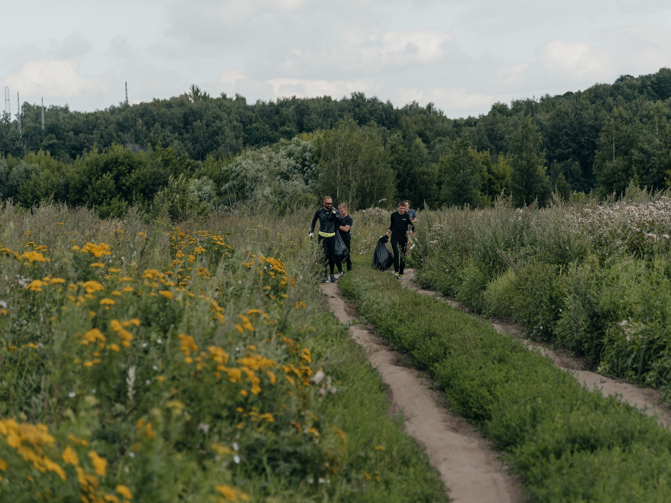Plogging — добрый проект. Фотограф Москва