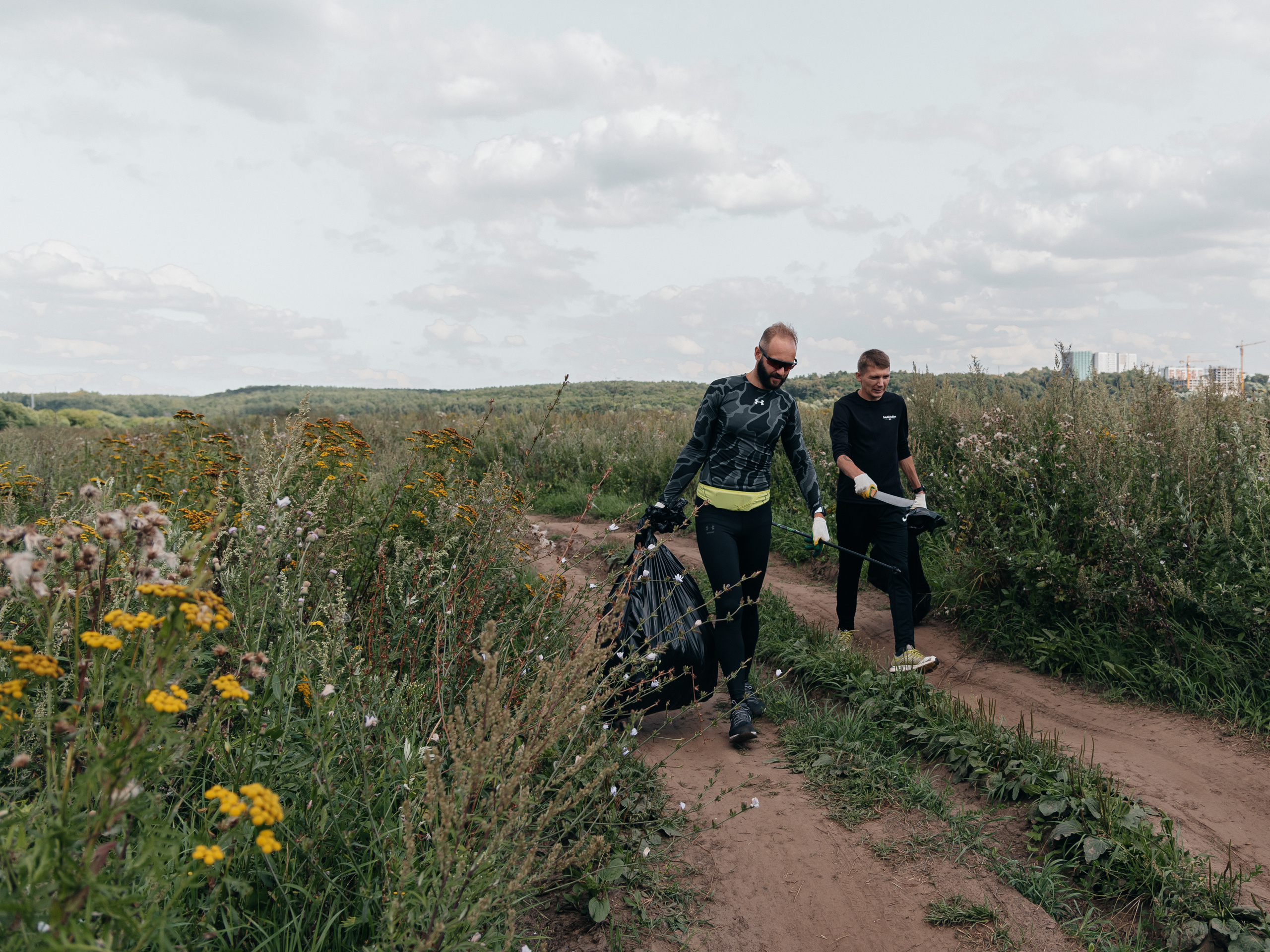 Plogging — добрый проект. Фотограф Москва