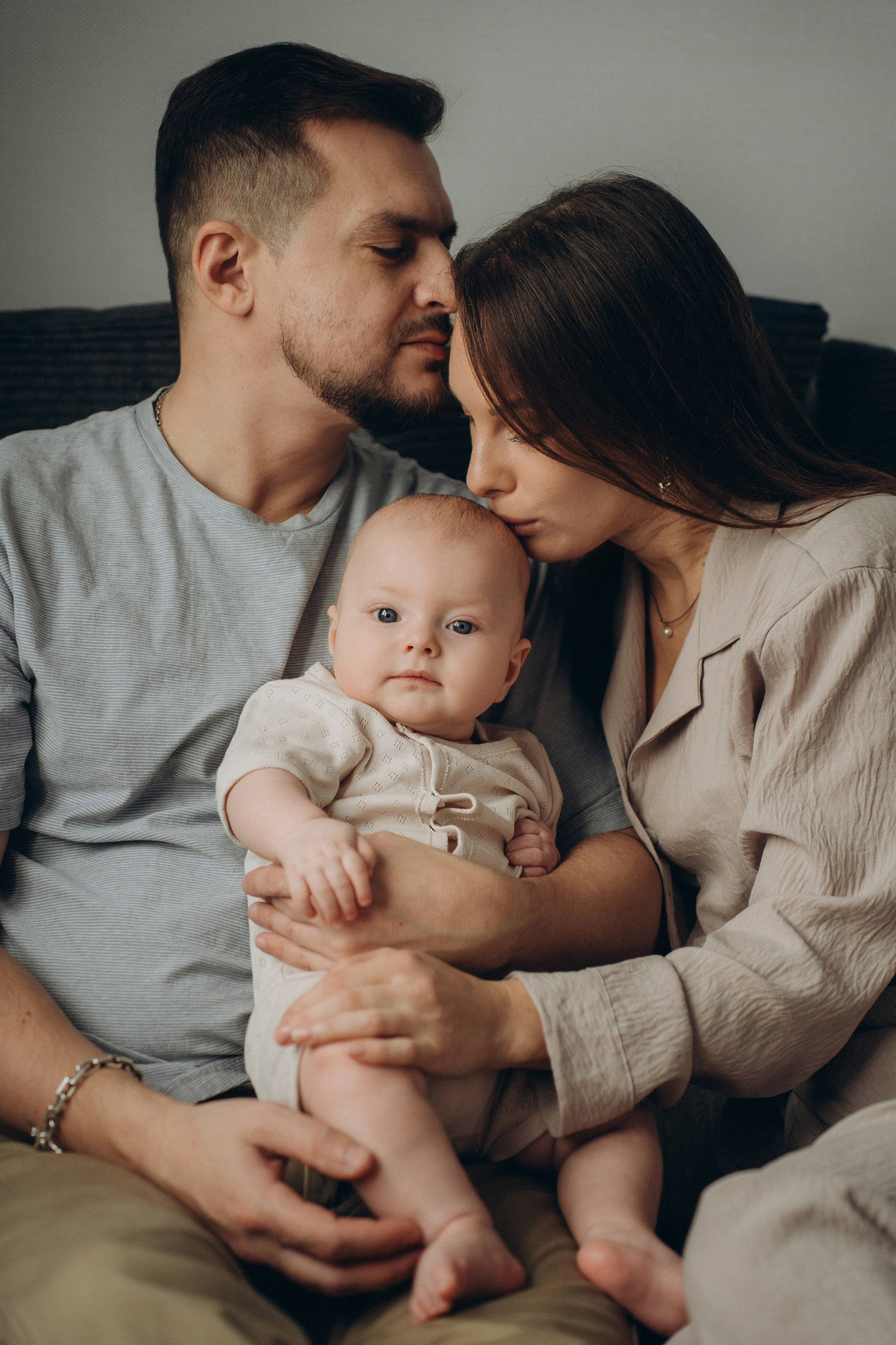 Антон, Алла и Федя. Семейный фотограф • Домашние съемки в Нижнем Новгороде