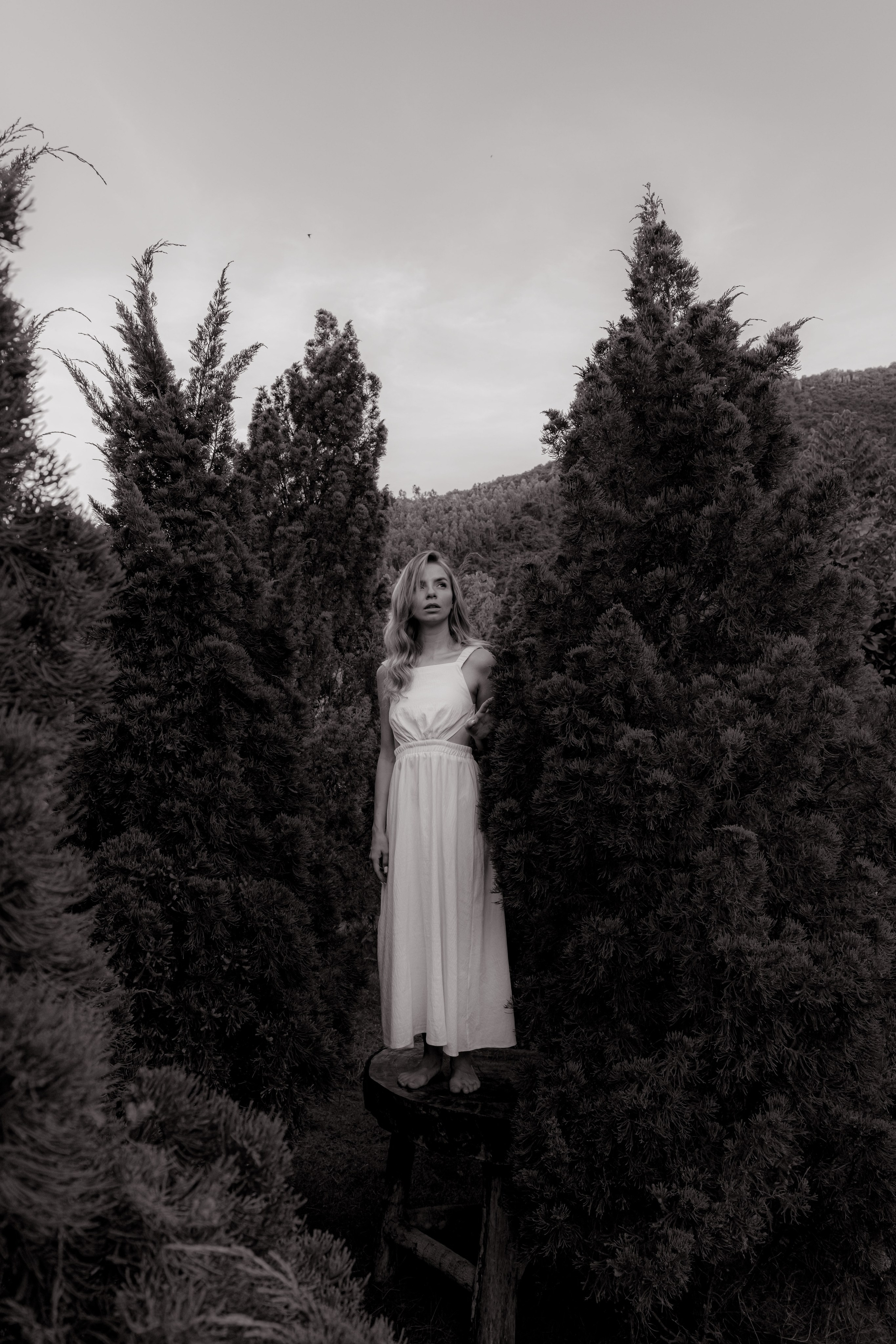 Natasha. Among these firs. Portrait photographer Nha Trang | Julia Meshanina