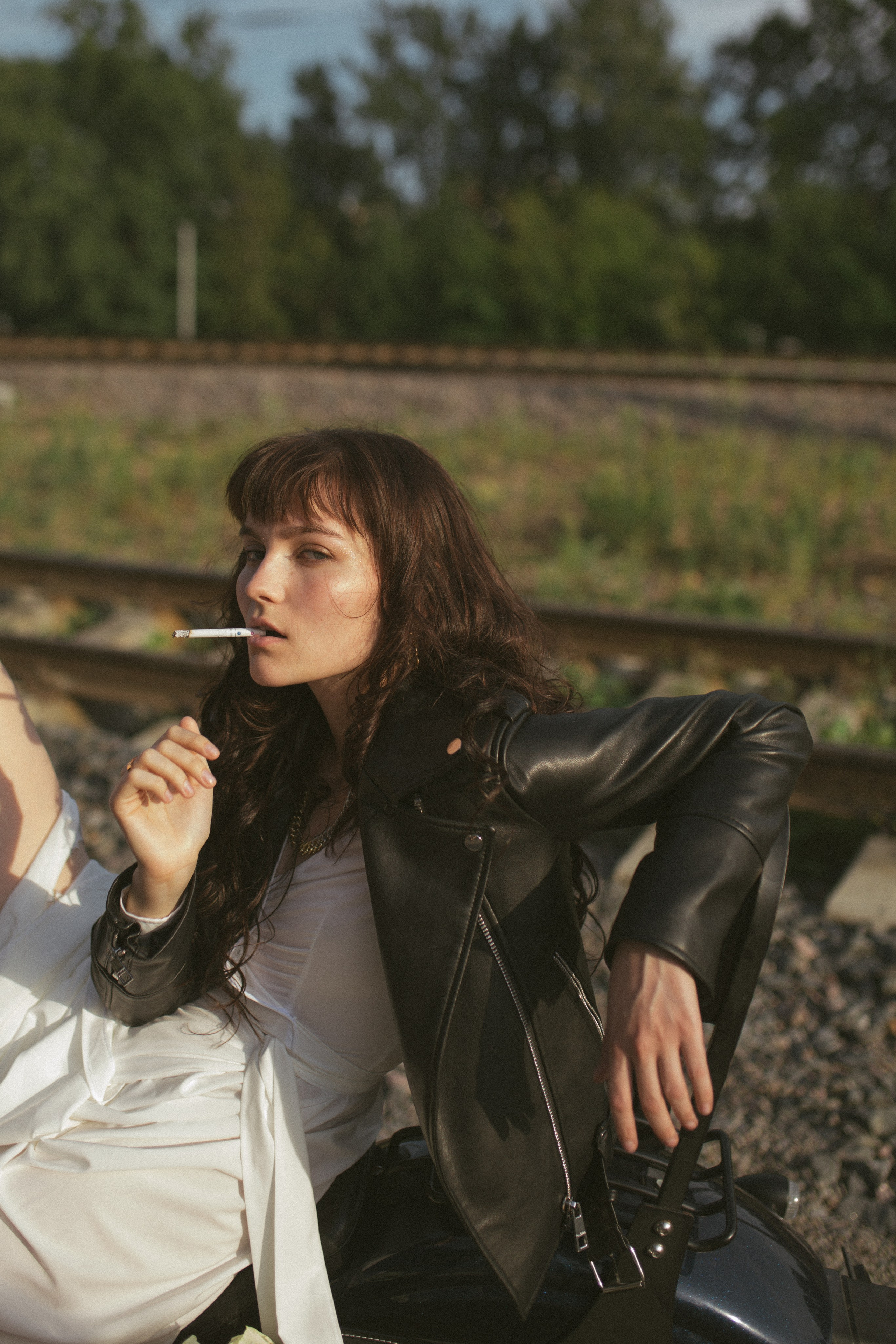 Love story с мотоциклом. Фото Радости. Свадебный и семейный фотограф в Москве Юлия Самойлова