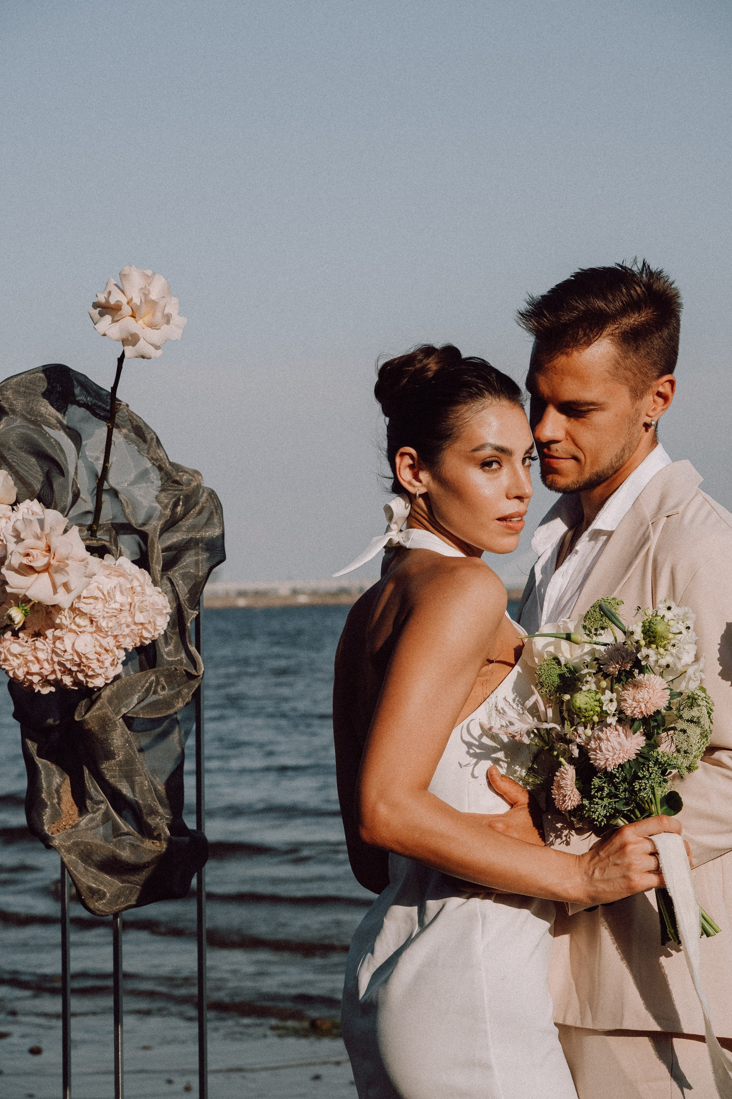 СВАДЕБНАЯ ФОТОСЕССИЯ ВЫЕЗДНОЙ ЦЕРЕМОНИИ (ФИНСКИЙ ЗАЛИВ). Профессиональный фотограф, Санкт-Петербург — Виктория Богомолова