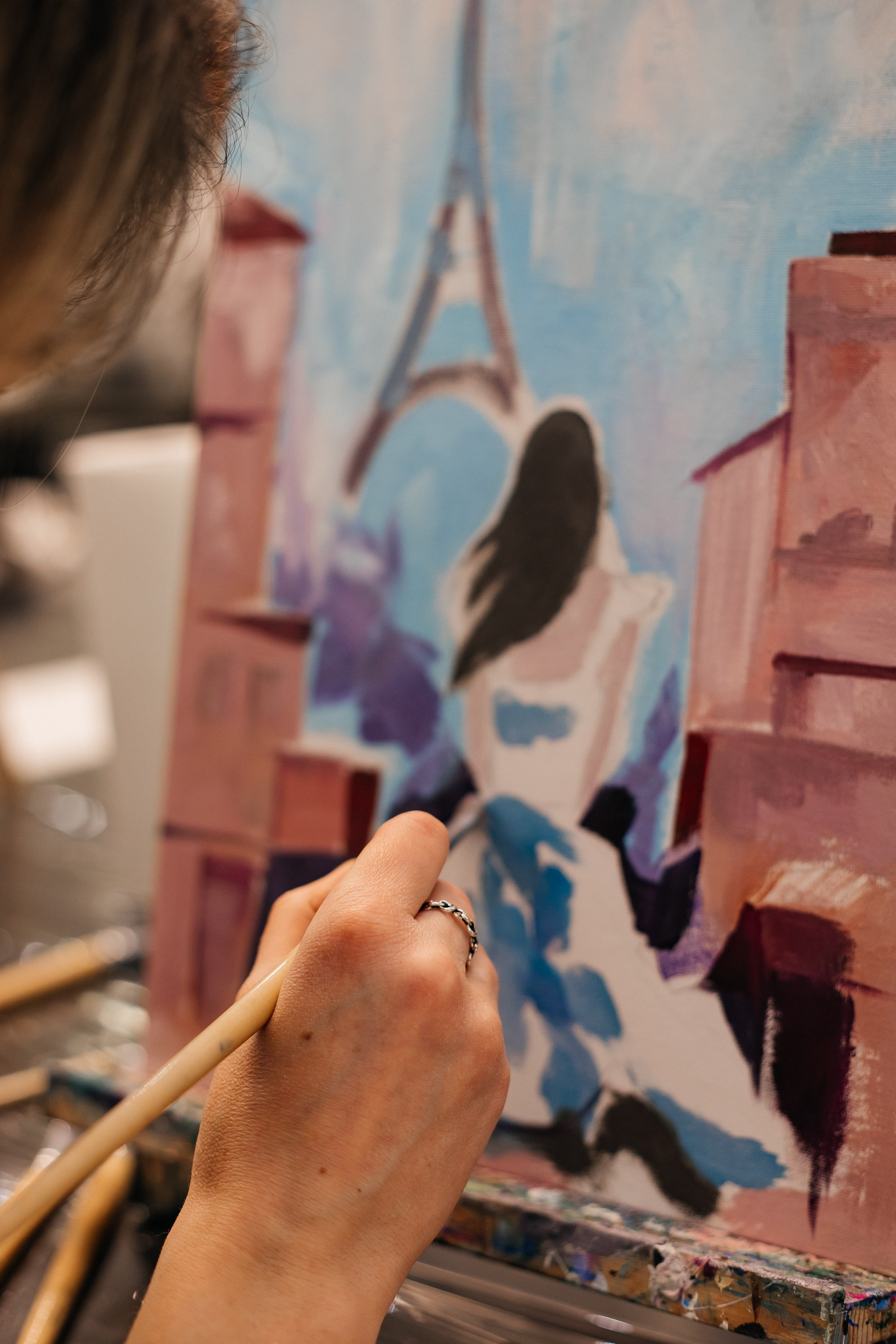 Artista. Мастер-класс по живописи. Семейный фотограф в Санкт-Петербурге Ева Маркова