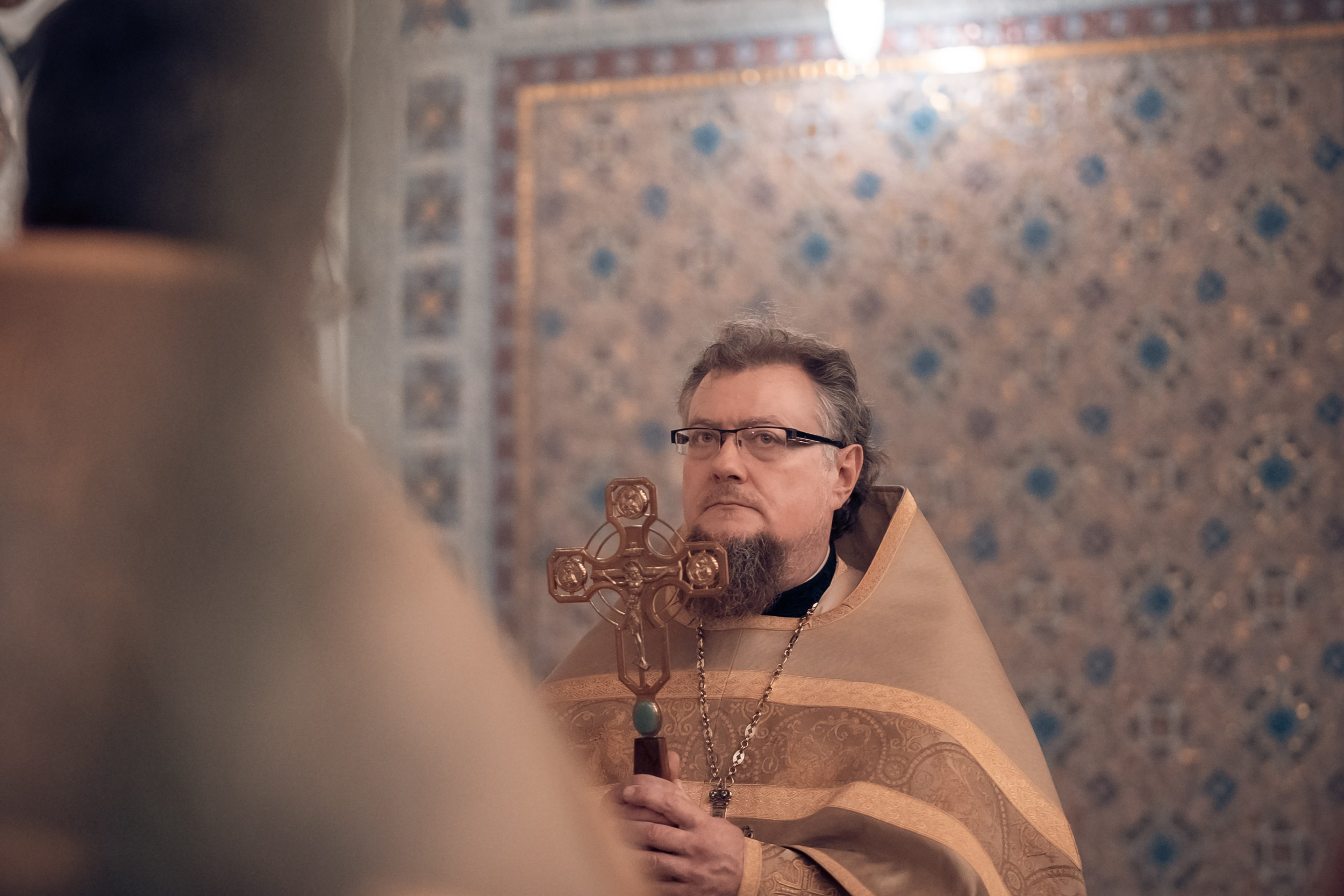 Божественная Литургия в новогоднюю ночь 2025 г, Херсонес Севастополь. Церковный фотограф Севастополь