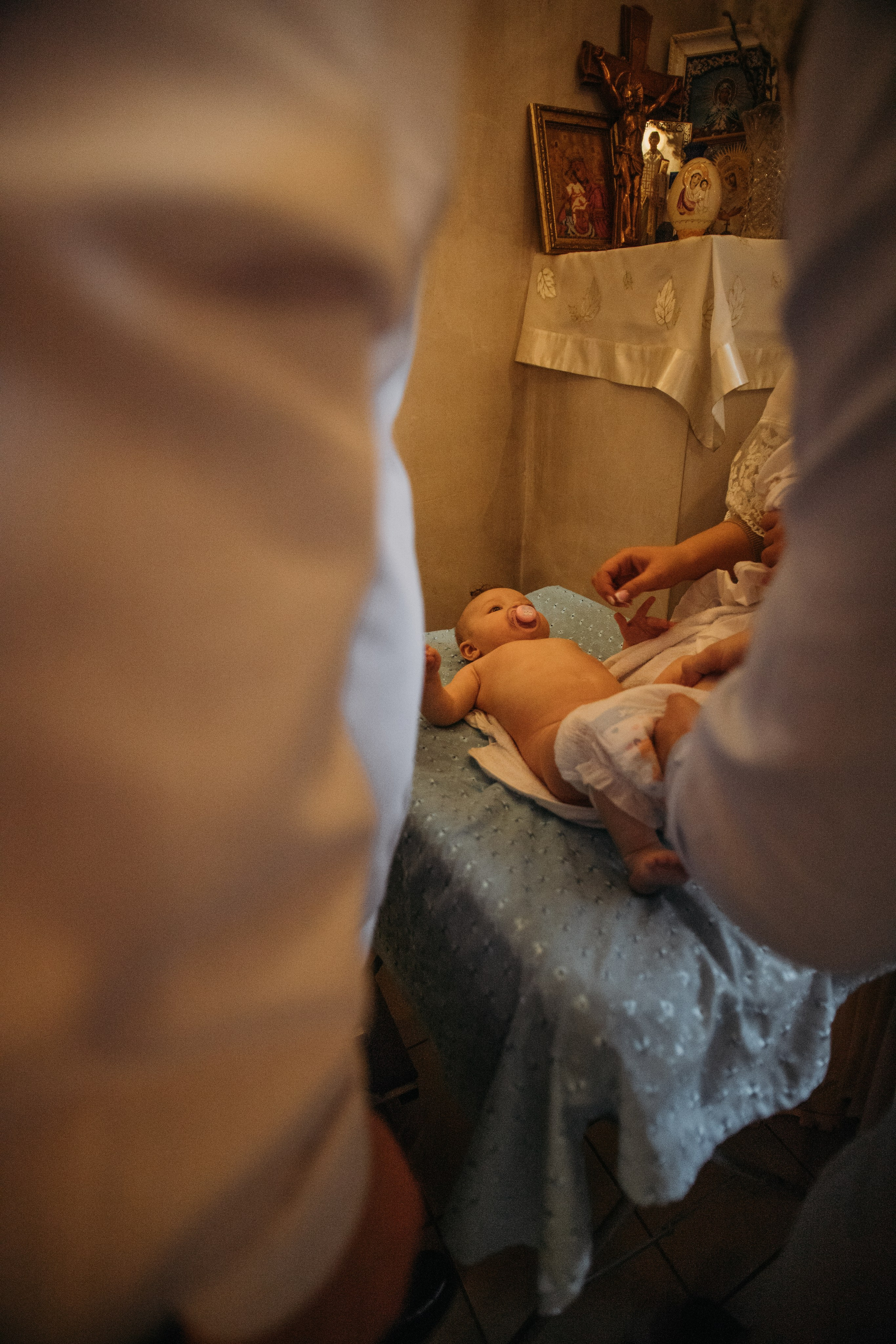 Крещение Аглаи. Венера Гайн. Репортажный фотограф  Тюмень. Обучение фотографии с 0