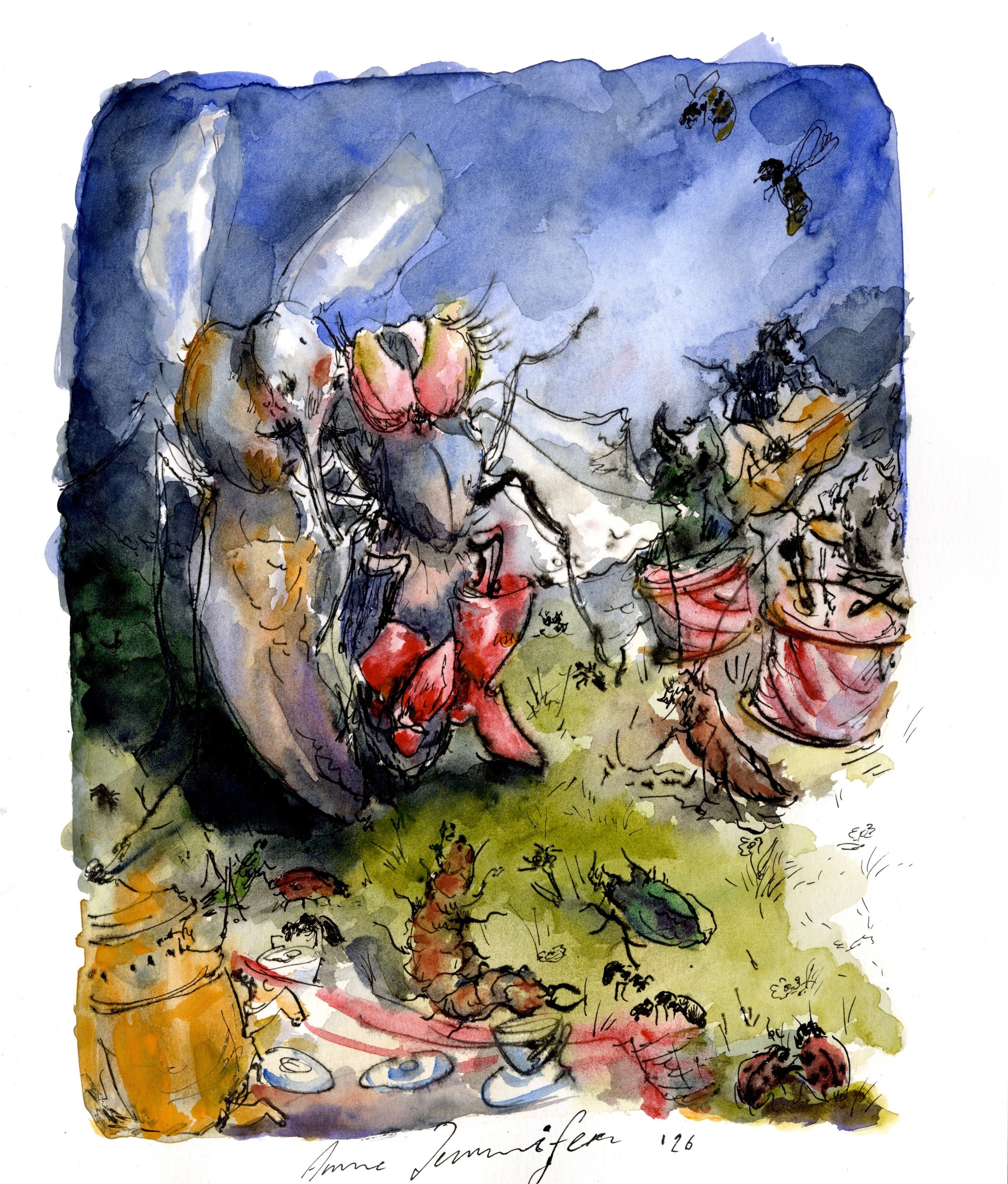 Watercolors. Anna Jennifer | Contemporary Artist