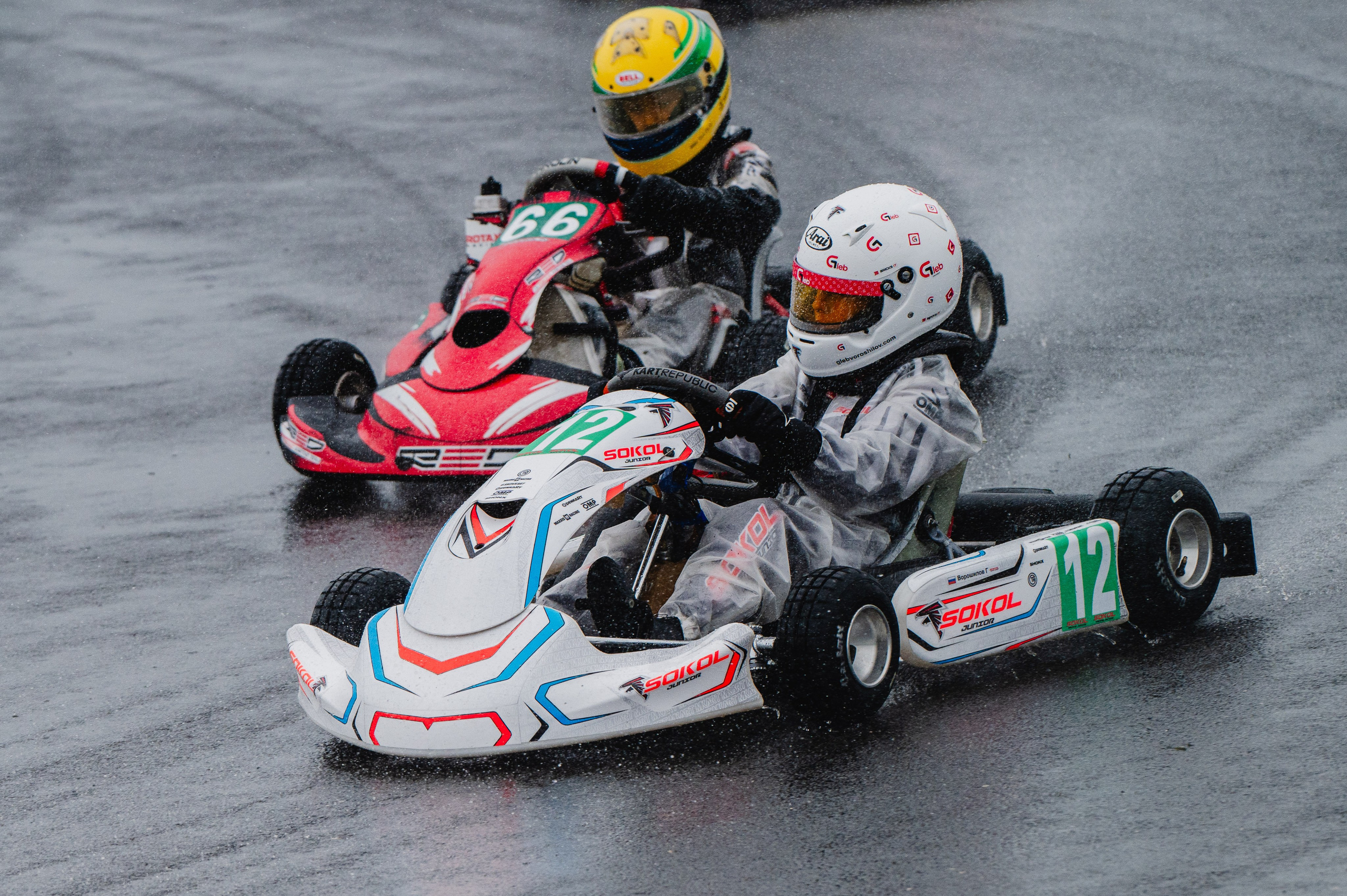 Съёмка команды. Sokol Racing Junior. Rotax Max Russia. Елена Чеснокова спортивный фотограф во Владимире и Белграде