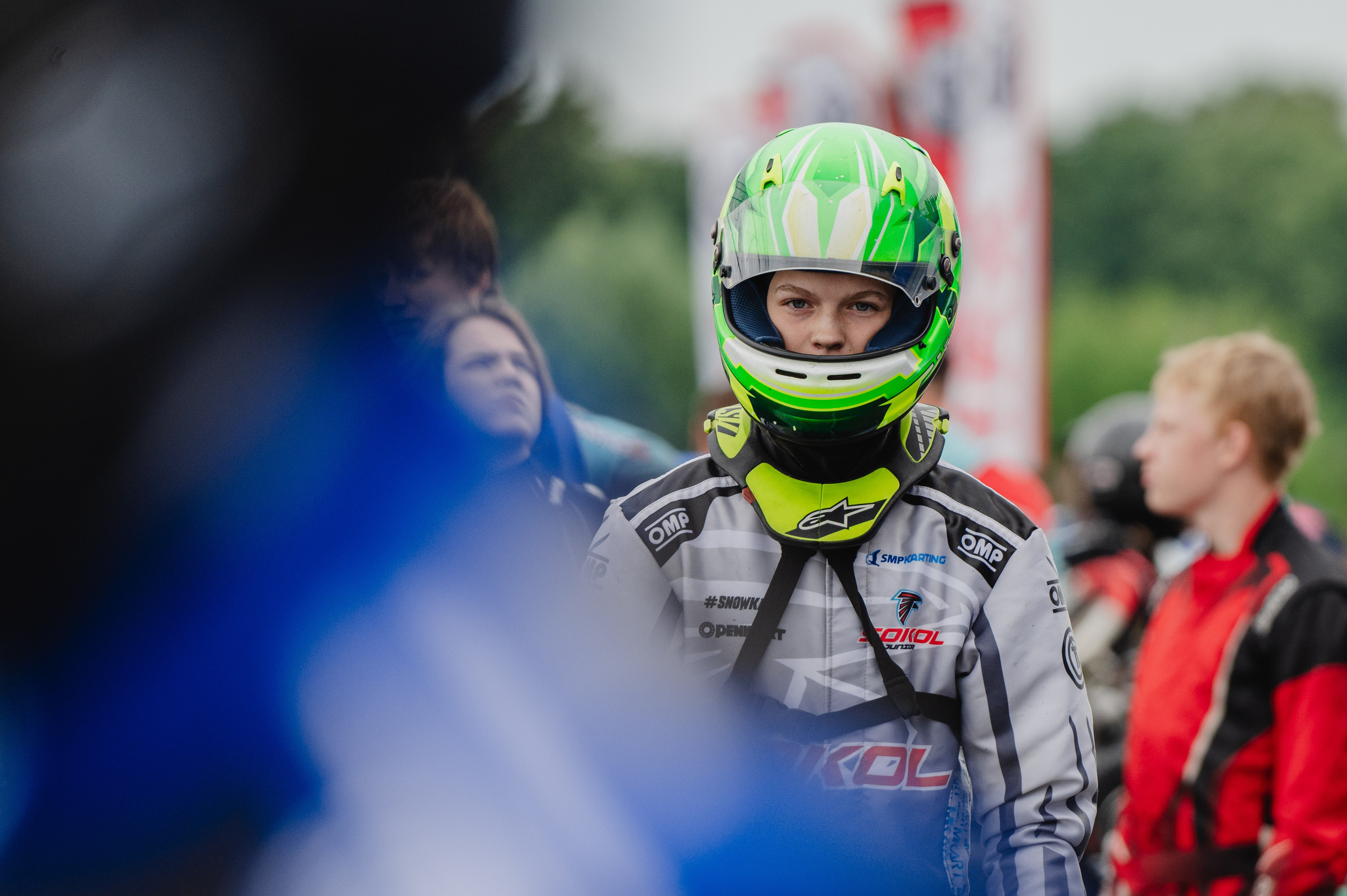 Съёмка команды. Sokol Racing Junior. Rotax Max Russia. Елена Чеснокова спортивный фотограф во Владимире и Белграде