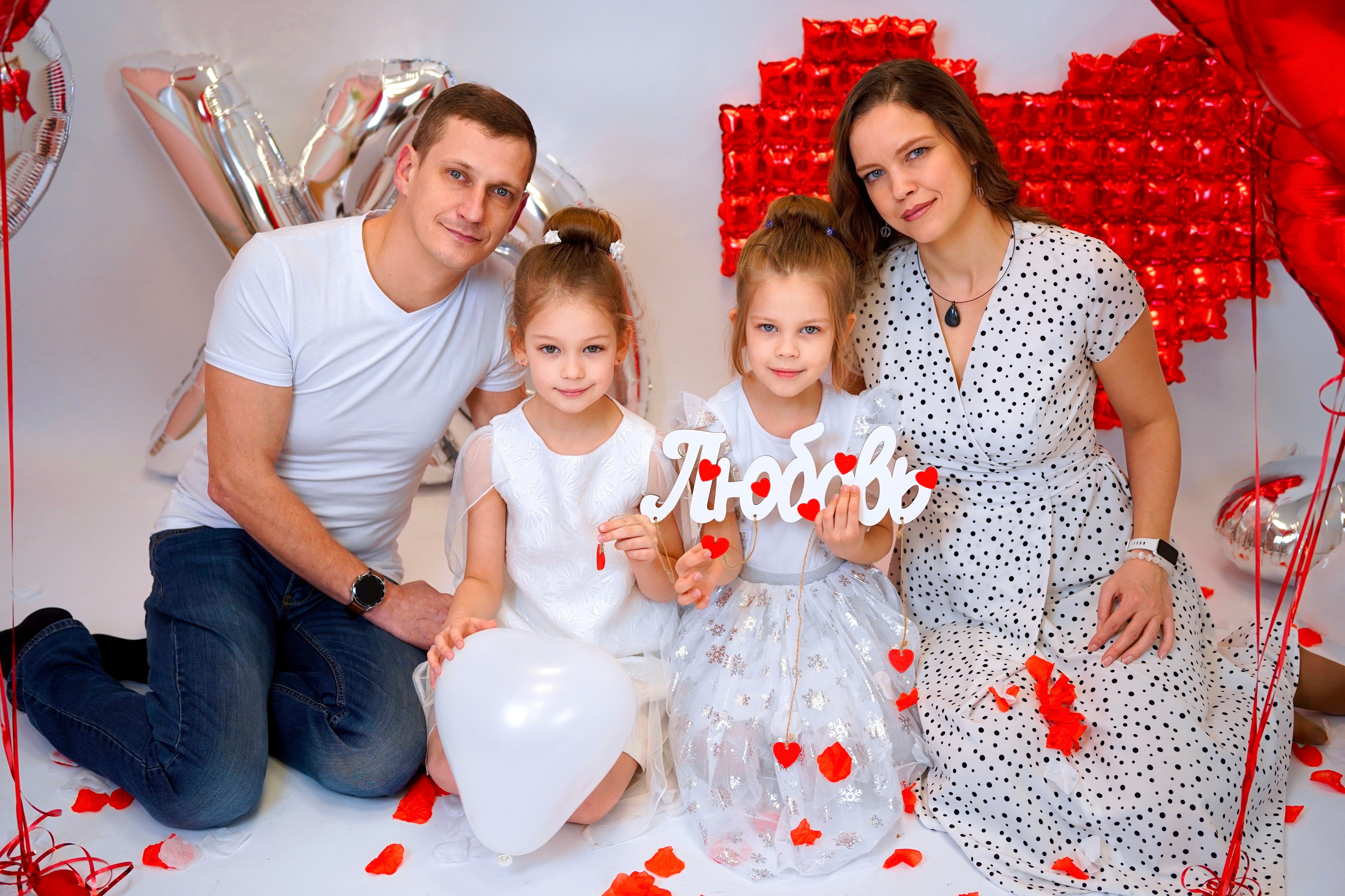 День Влюбленных 2025 № 1. Семейный и детский фотограф Александра Гвоздикова