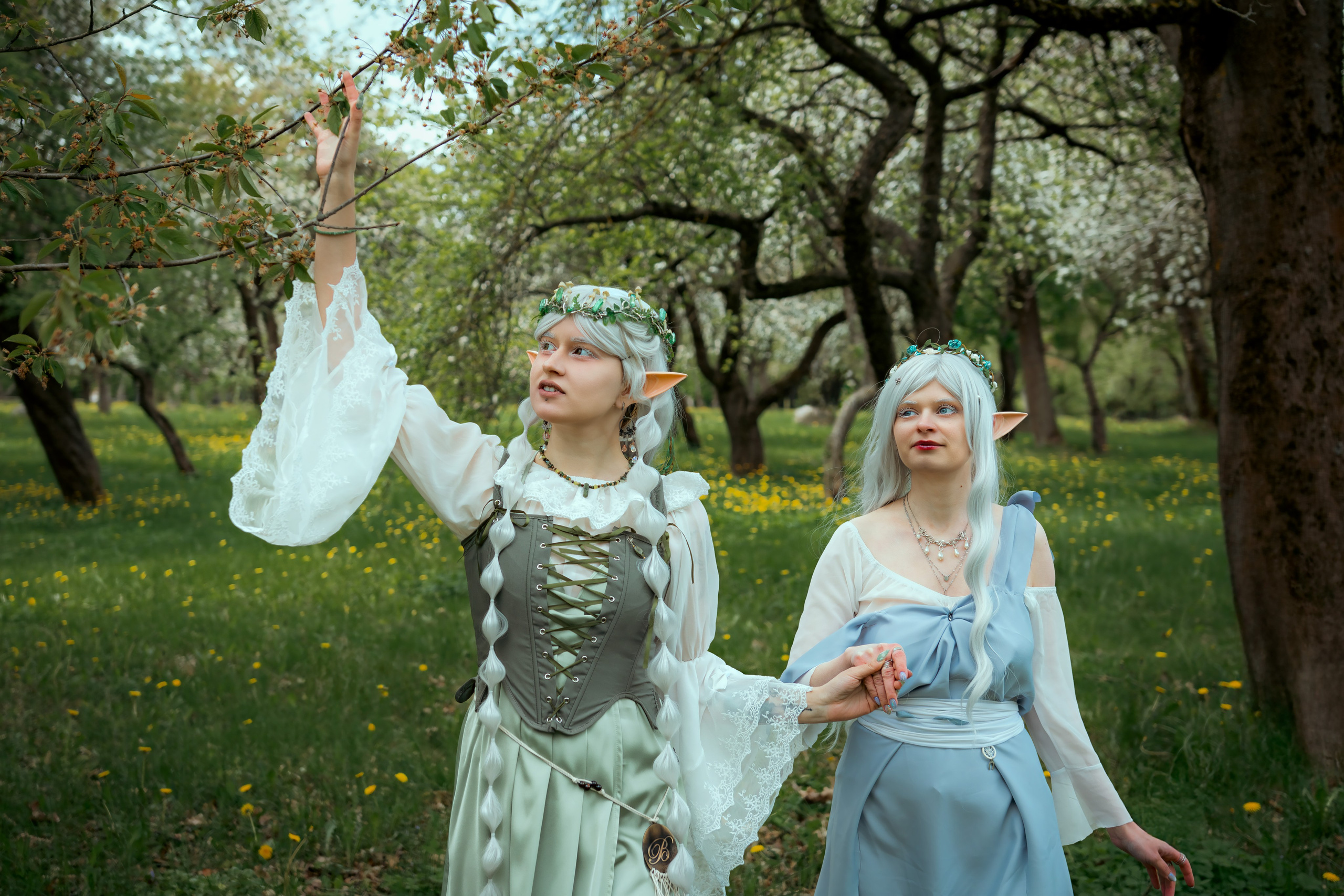фотосессия в Лошицком парке в стиле эльфов