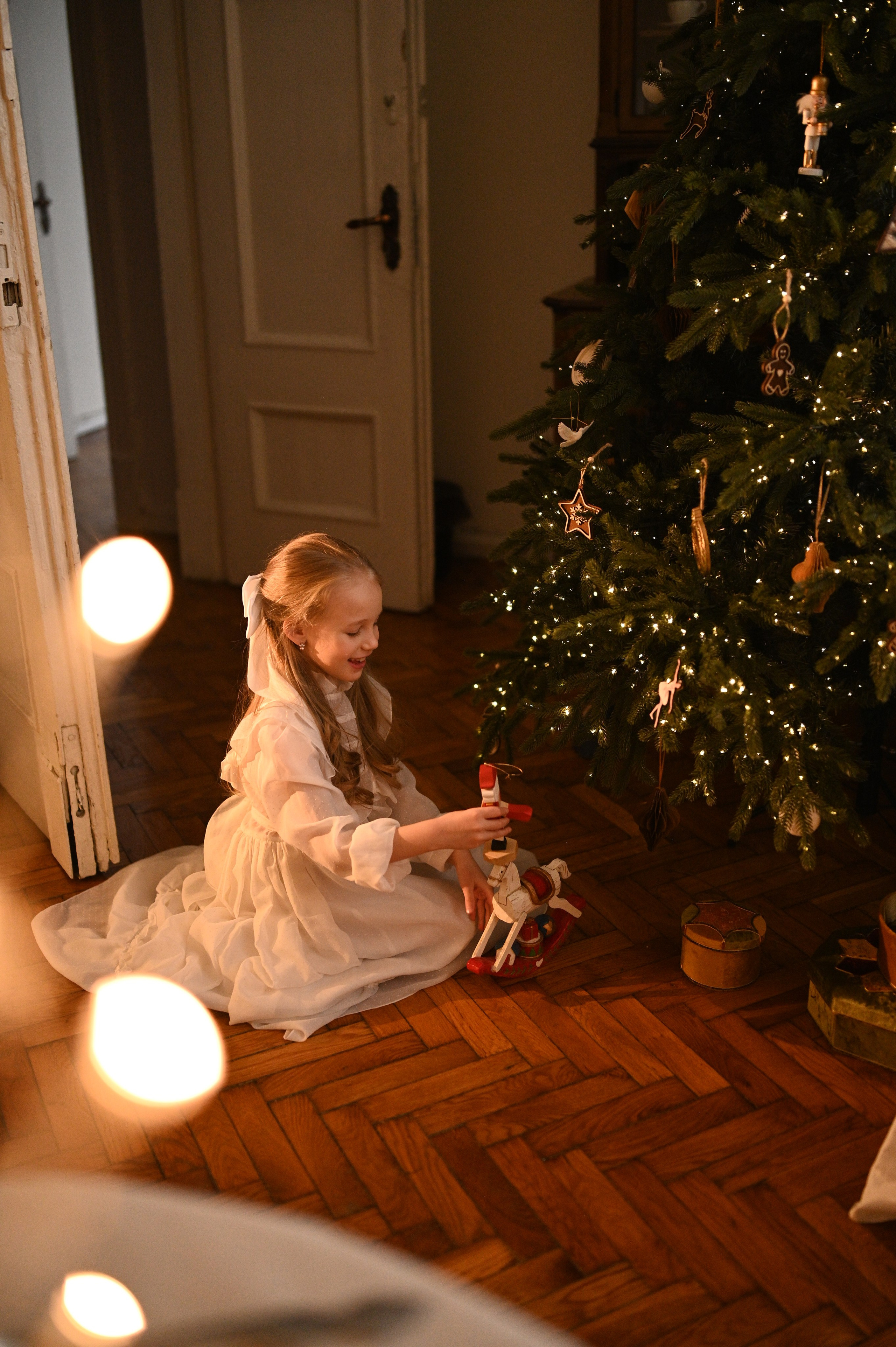 Новый год в винтажном стиле. Семейный и детский фотограф в Москве Анна Оськина
