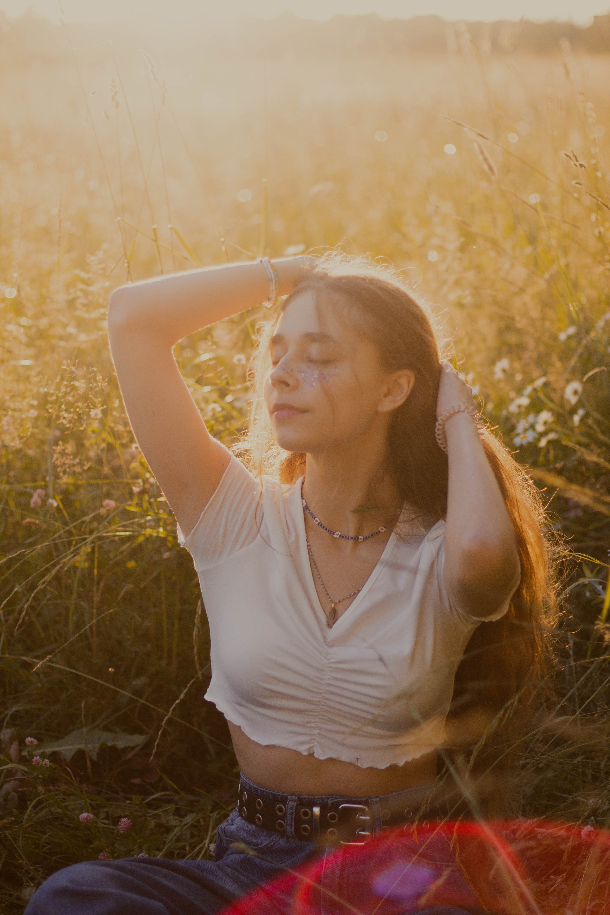 Ира на закате. Фотограф Нетбай Ксения в Москве Калуге