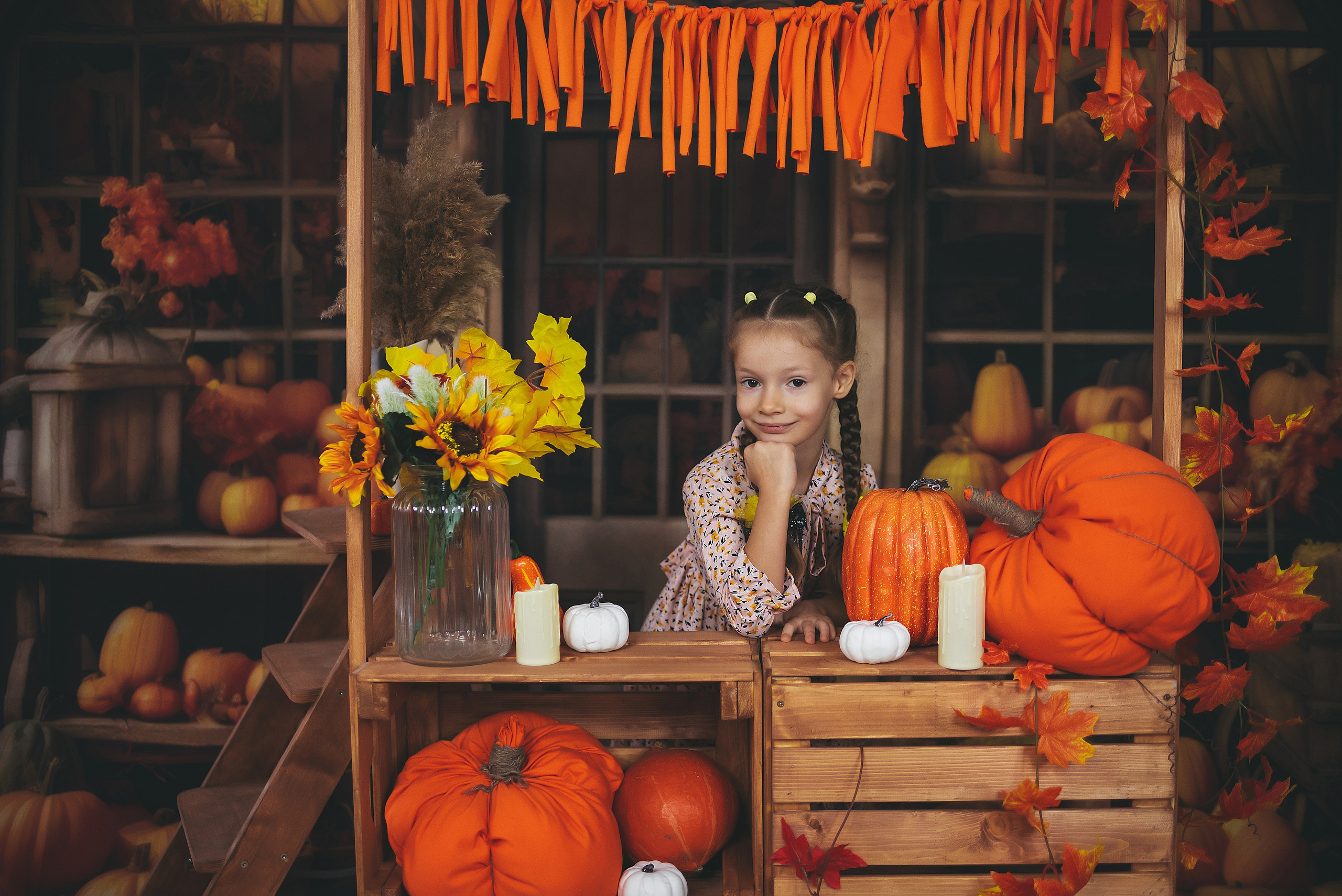 ПРОЕКТ осенний «Тыковки». Семейный и детский фотограф в Тейково