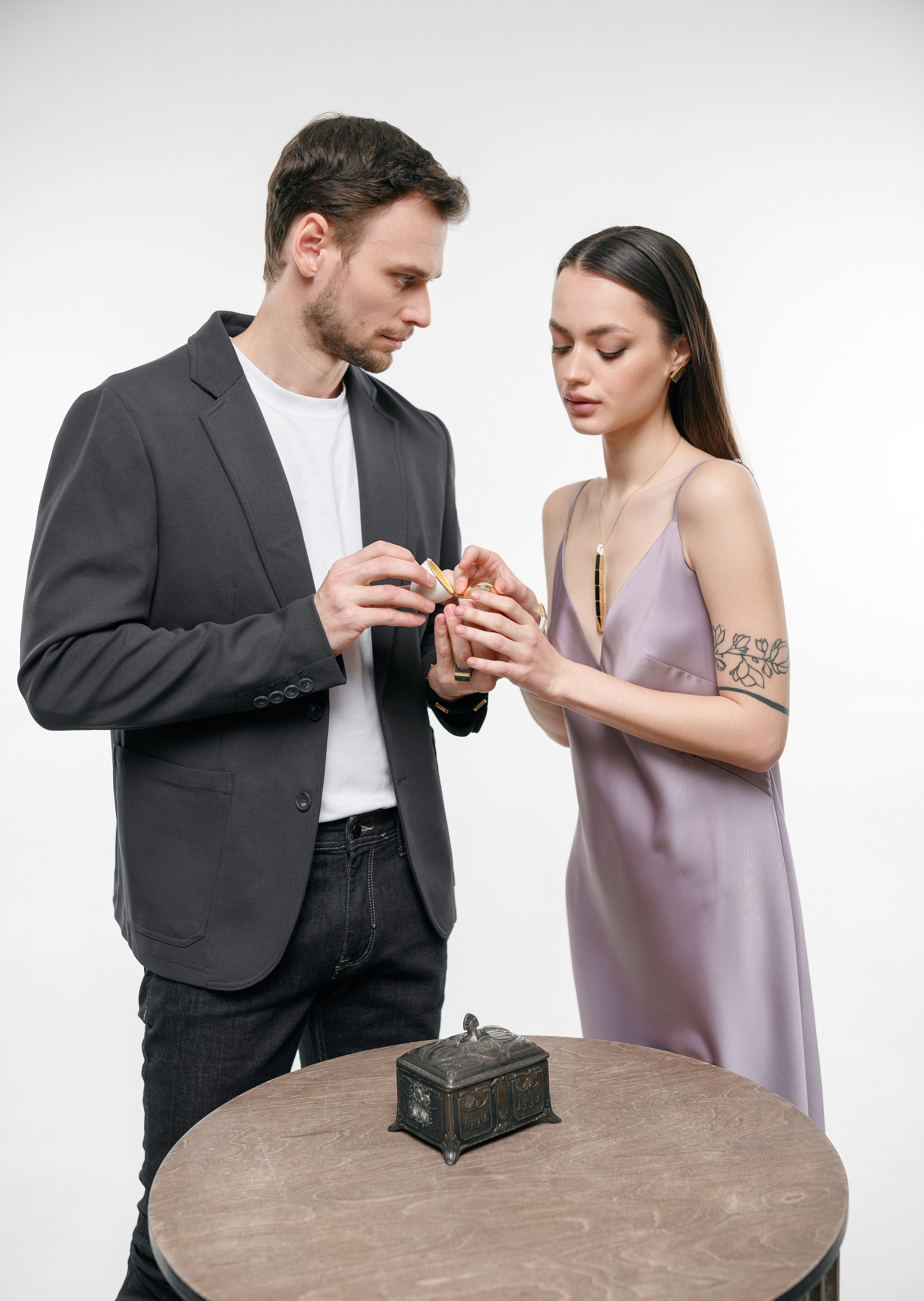 Съемка ювелирки для бренда «Золотник750». Фотограф Олег Сотник