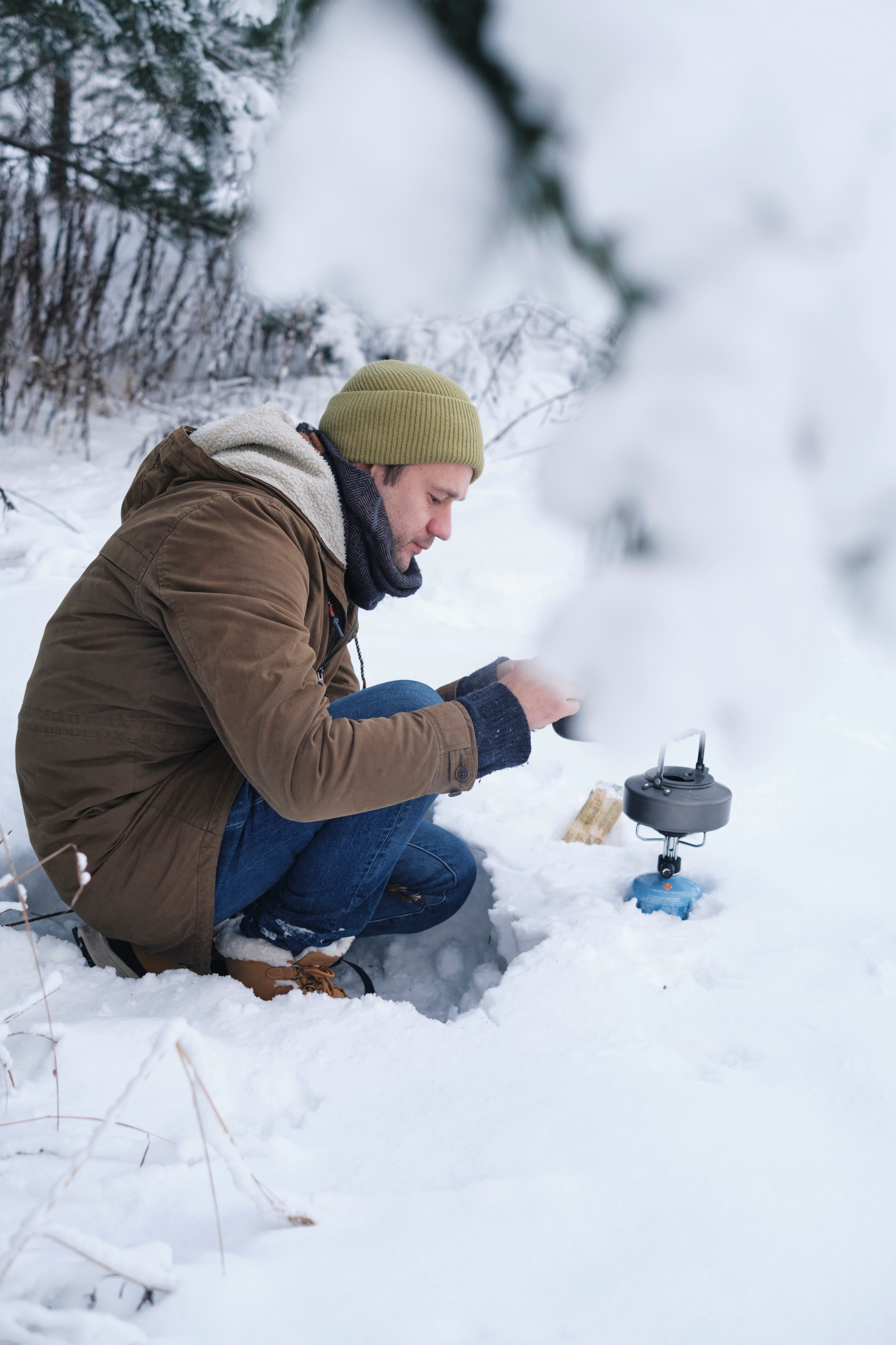 Зимняя фотосессия с вкусной едой на горелочке. Елена Павленко. Фотограф. Москва