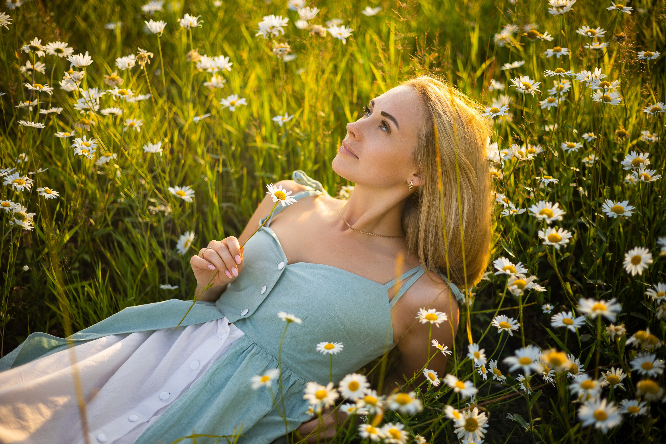 Индивидуальная фотосессия. Ромашки. Фотограф Самойлова Анна Архангельск, Северодвинск