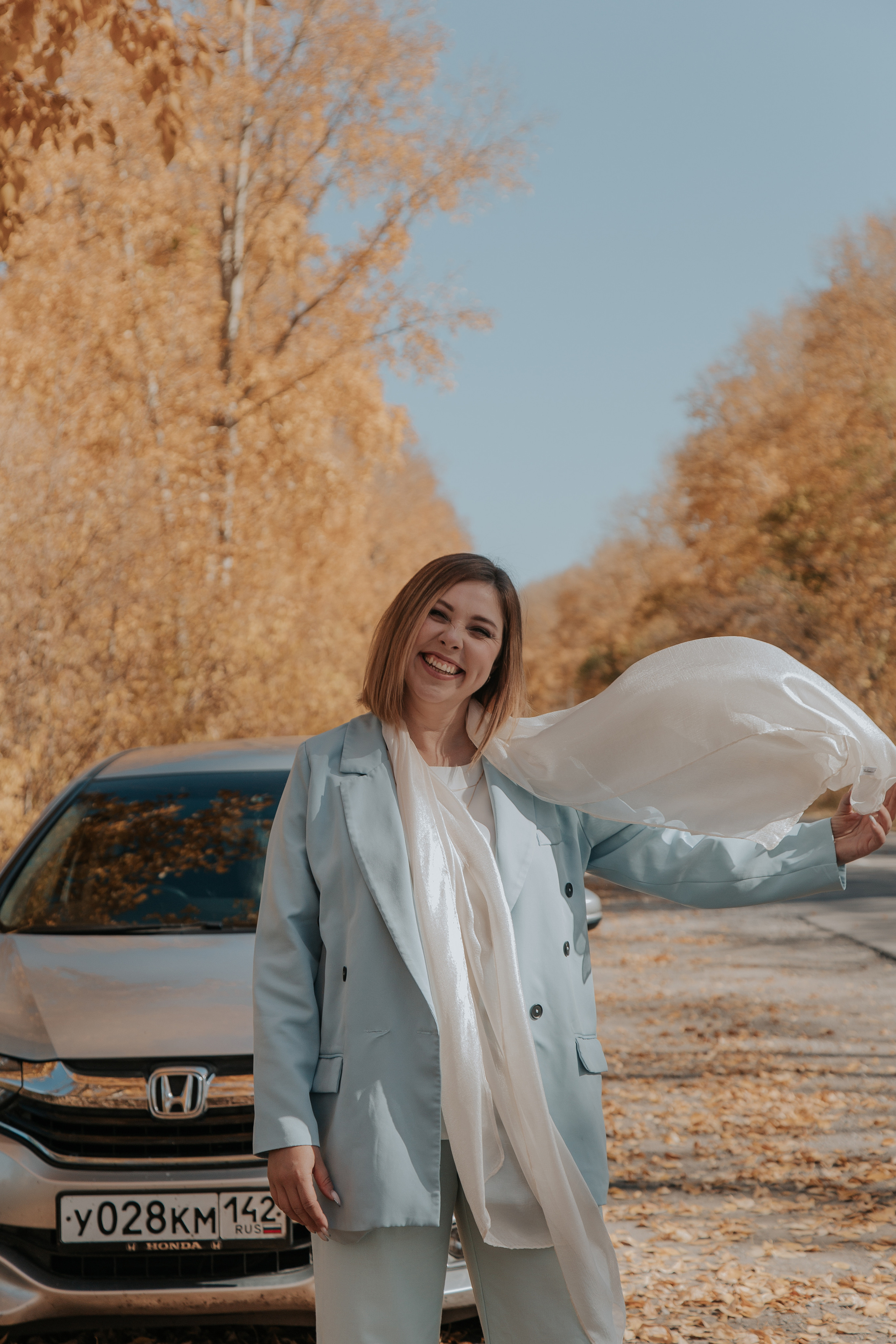 ОСЕННЯЯ ФОТОСЕССИЯ С МАШИНОЙ. Фотограф в Киселёвске Татьяна Трухалева