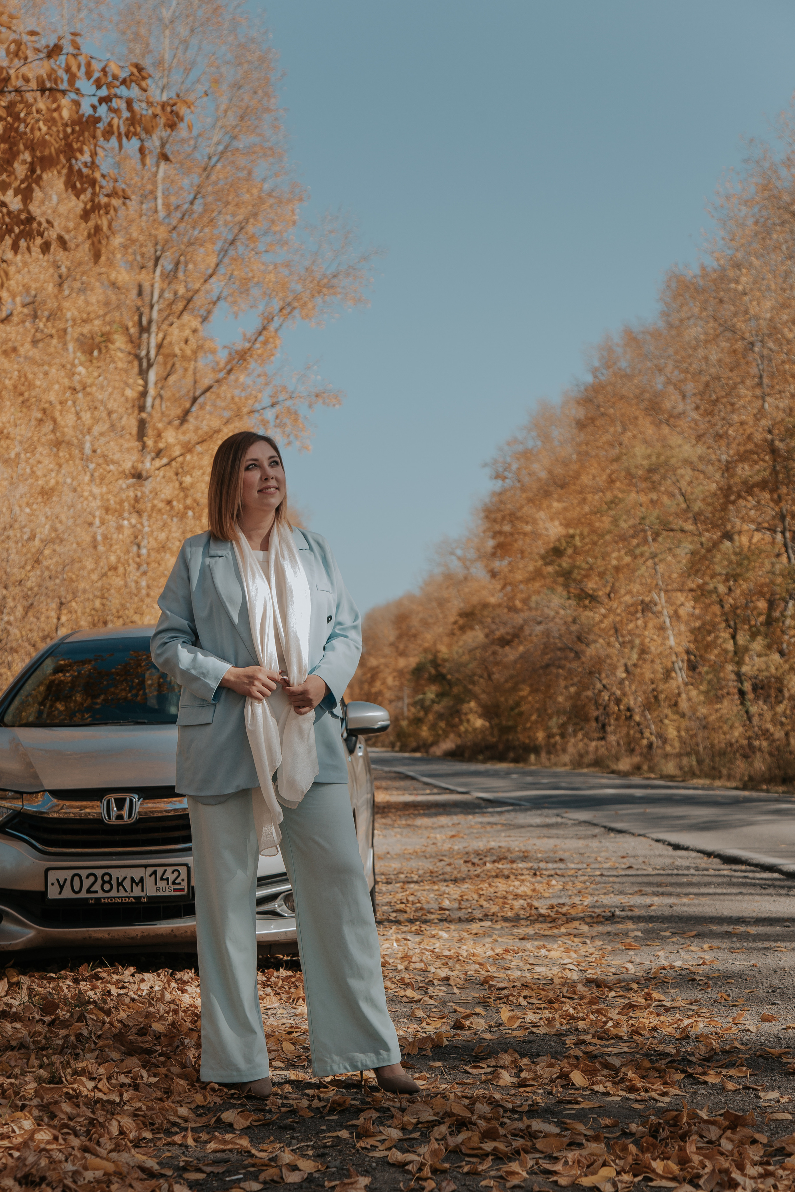 ОСЕННЯЯ ФОТОСЕССИЯ С МАШИНОЙ. Фотограф в Киселёвске Татьяна Трухалева