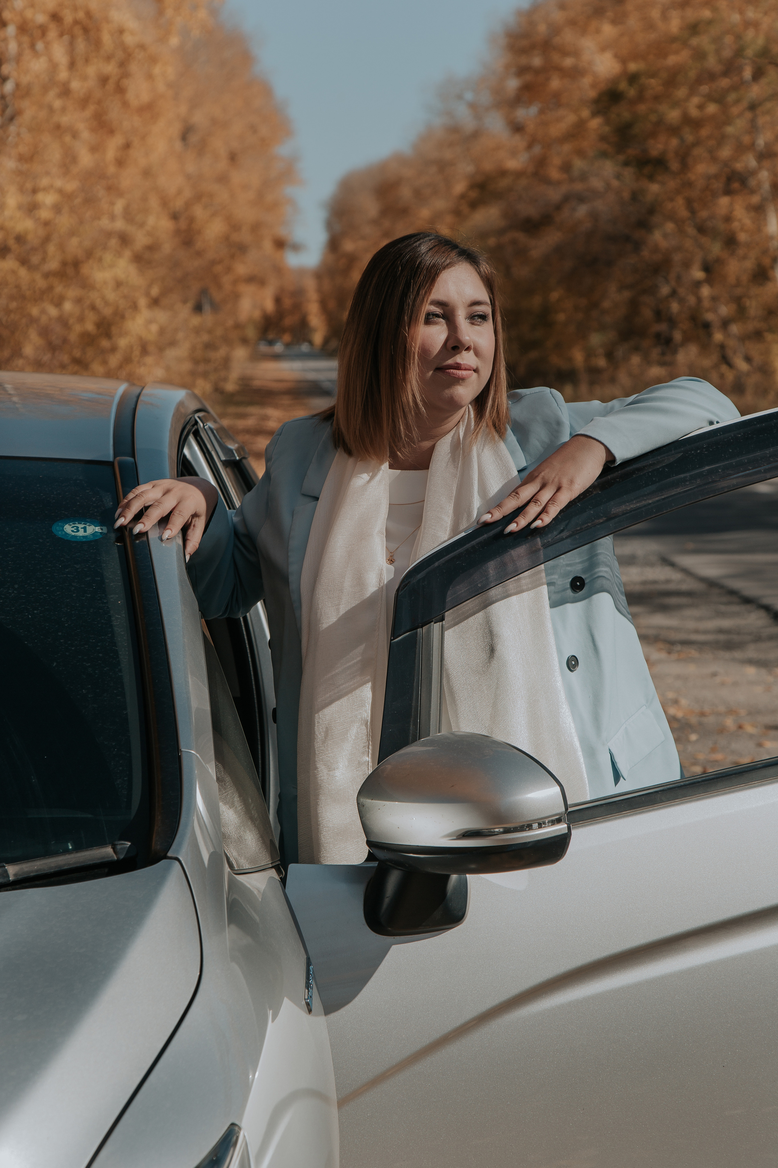 ОСЕННЯЯ ФОТОСЕССИЯ С МАШИНОЙ. Фотограф в Киселёвске Татьяна Трухалева