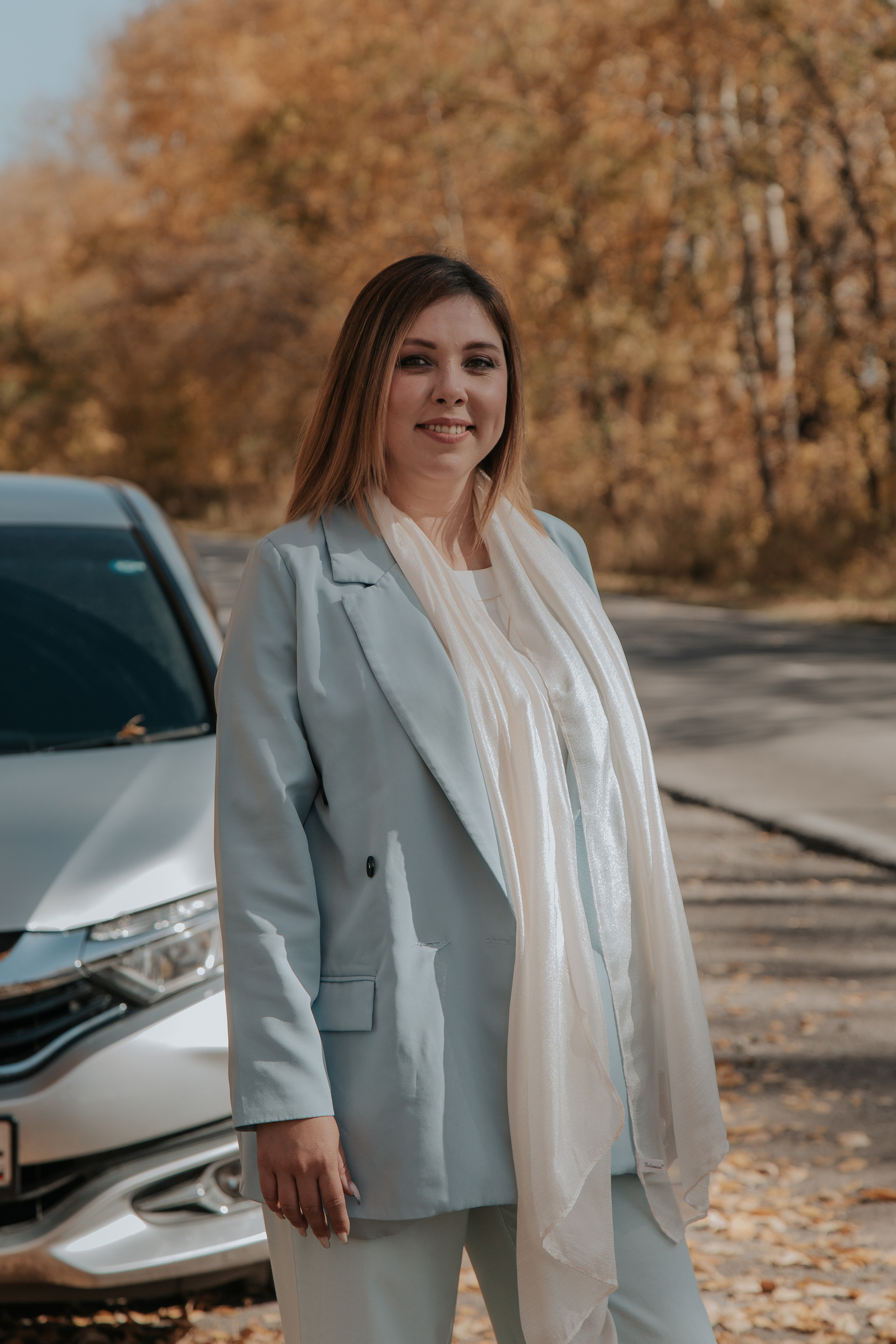 ОСЕННЯЯ ФОТОСЕССИЯ С МАШИНОЙ. Фотограф в Киселёвске Татьяна Трухалева