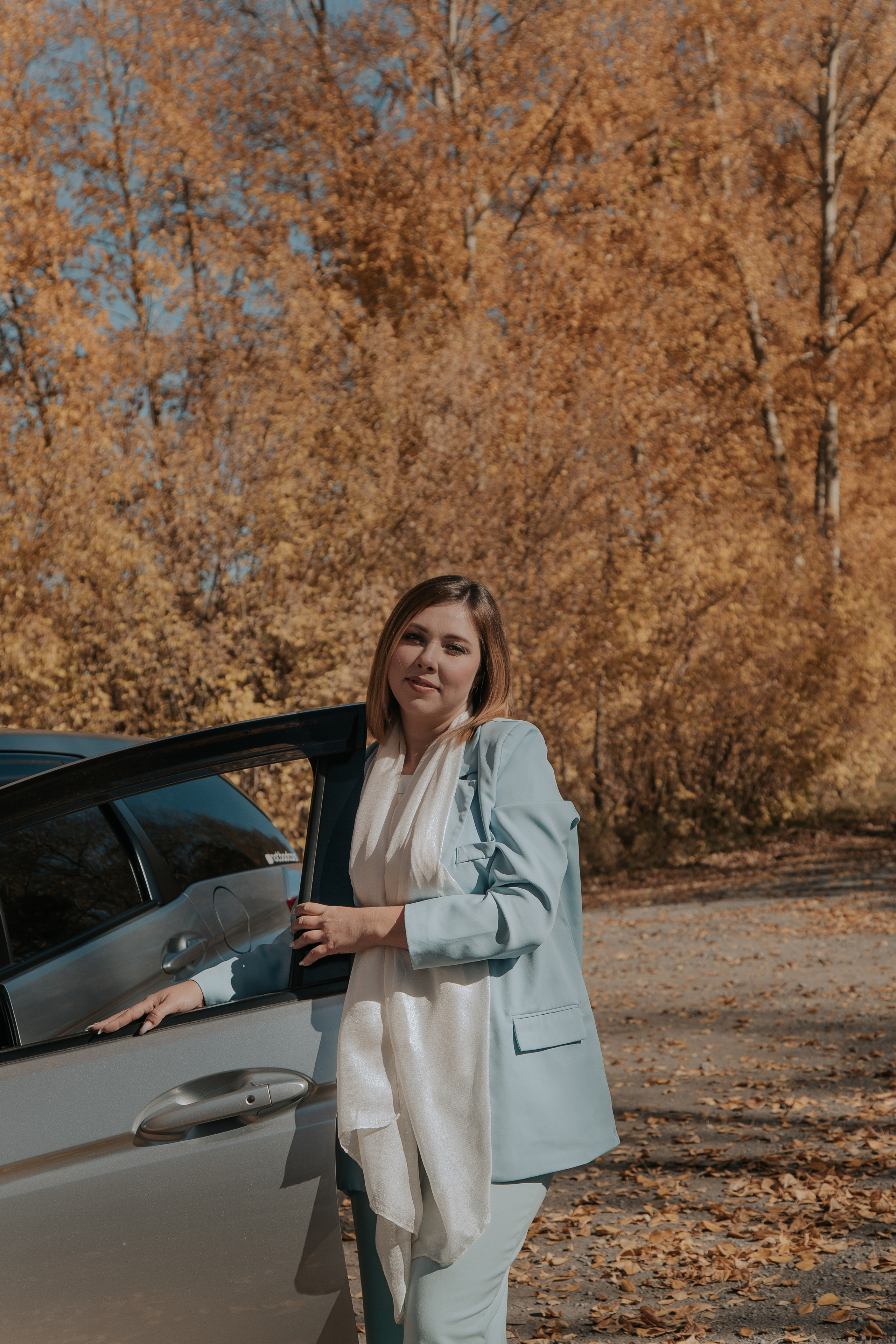 ОСЕННЯЯ ФОТОСЕССИЯ С МАШИНОЙ. Фотограф в Киселёвске Татьяна Трухалева