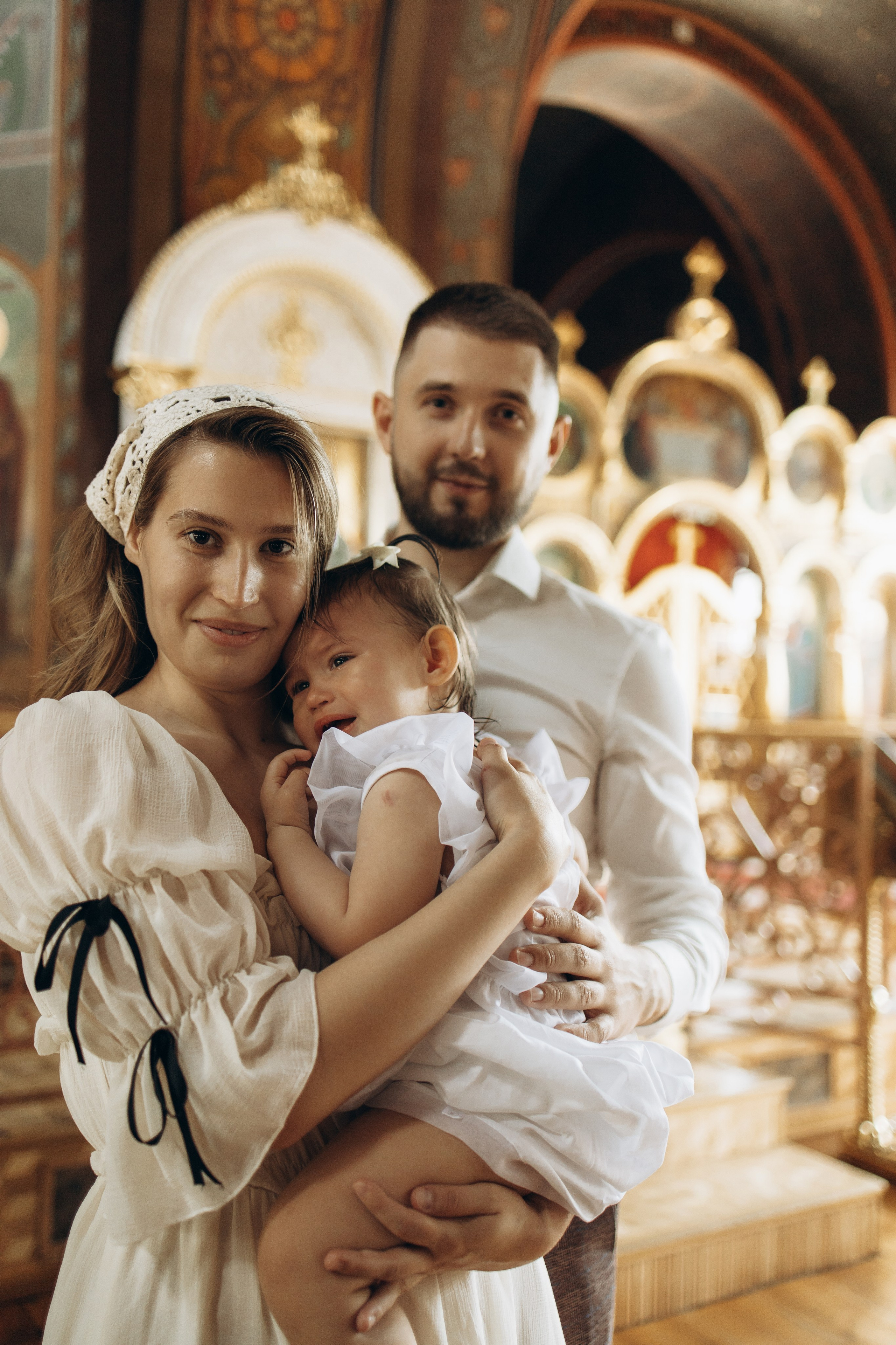 Крещение Стефании. Самый теплый фотограф в Краснодаре Рябоконь Ксения