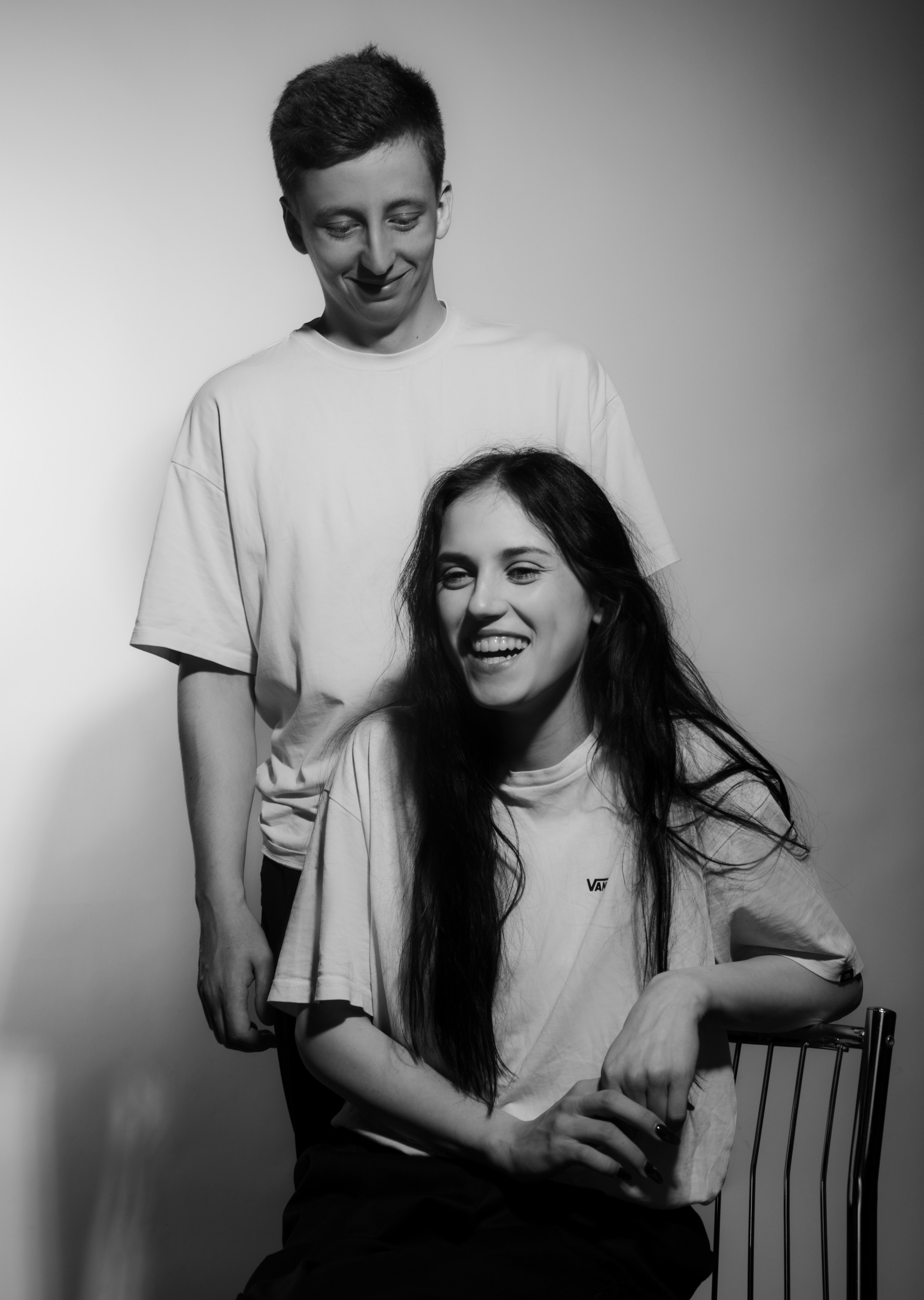 Лиза и Тема. Сандра Ковалева | ЧБ фотограф