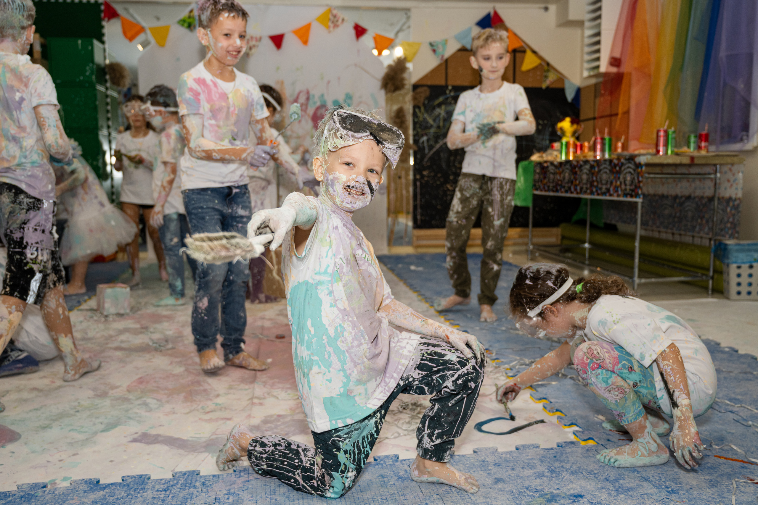 Детсткий ДР ART PARTY. Свадебный и семейный фотограф Екатерина Ибрагимова Москва Астрахань