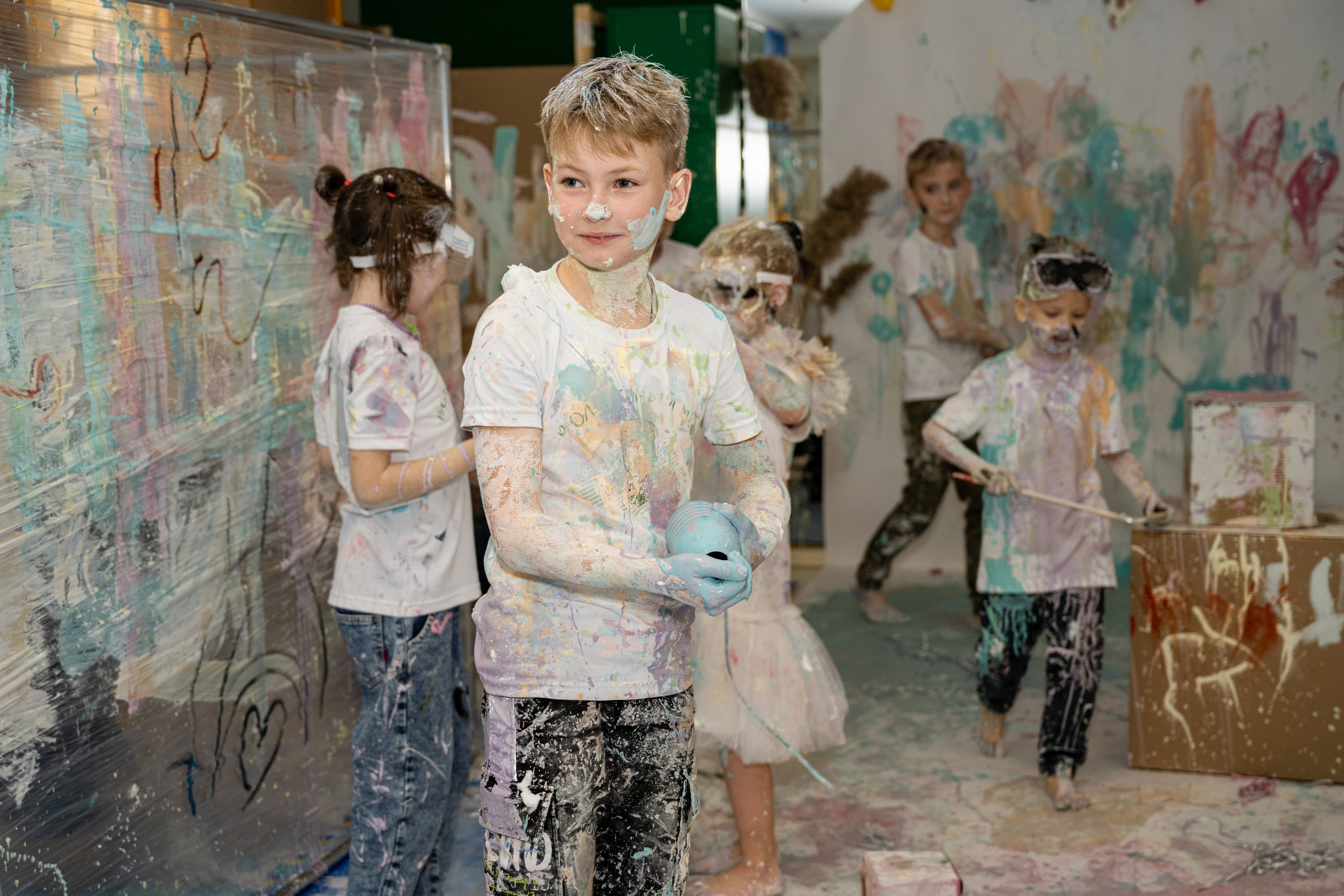 Детсткий ДР ART PARTY. Свадебный и семейный фотограф Екатерина Ибрагимова Москва Астрахань