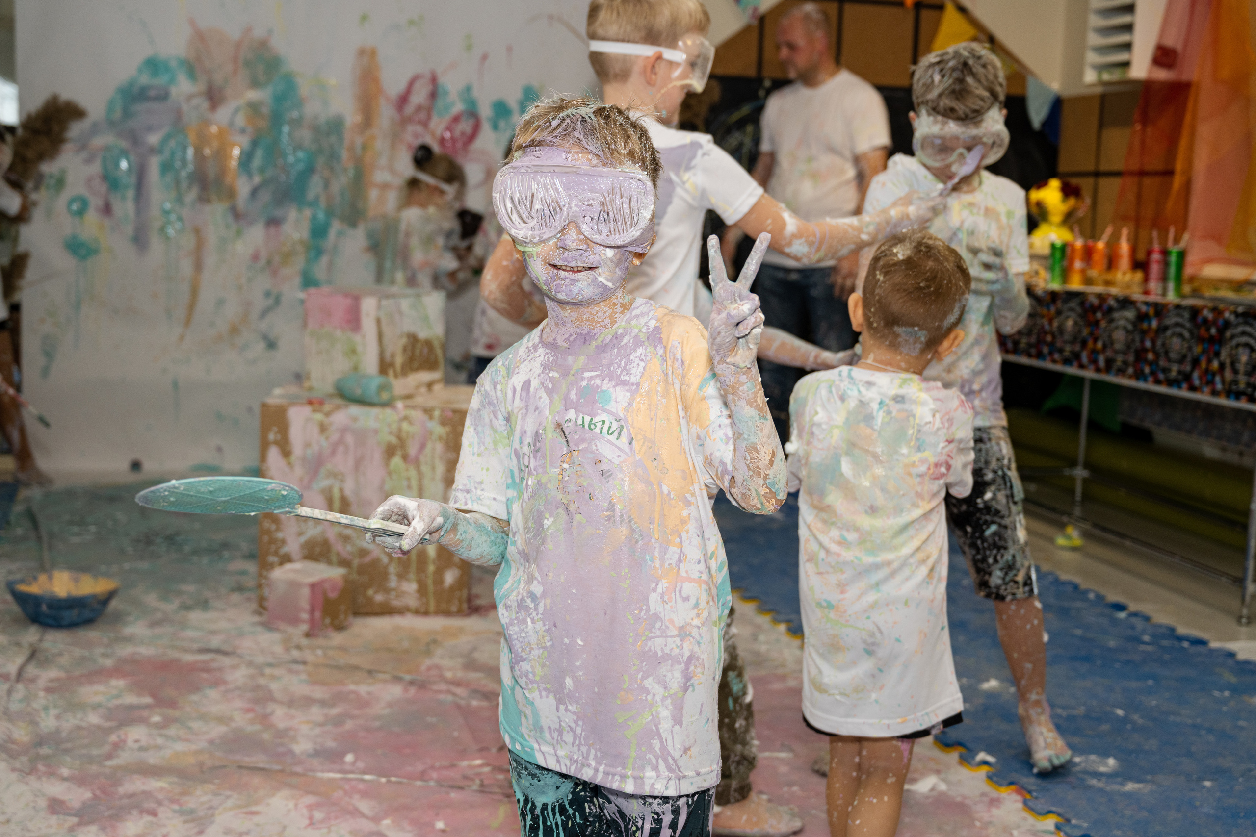 Детсткий ДР ART PARTY. Свадебный и семейный фотограф Екатерина Ибрагимова Москва Астрахань