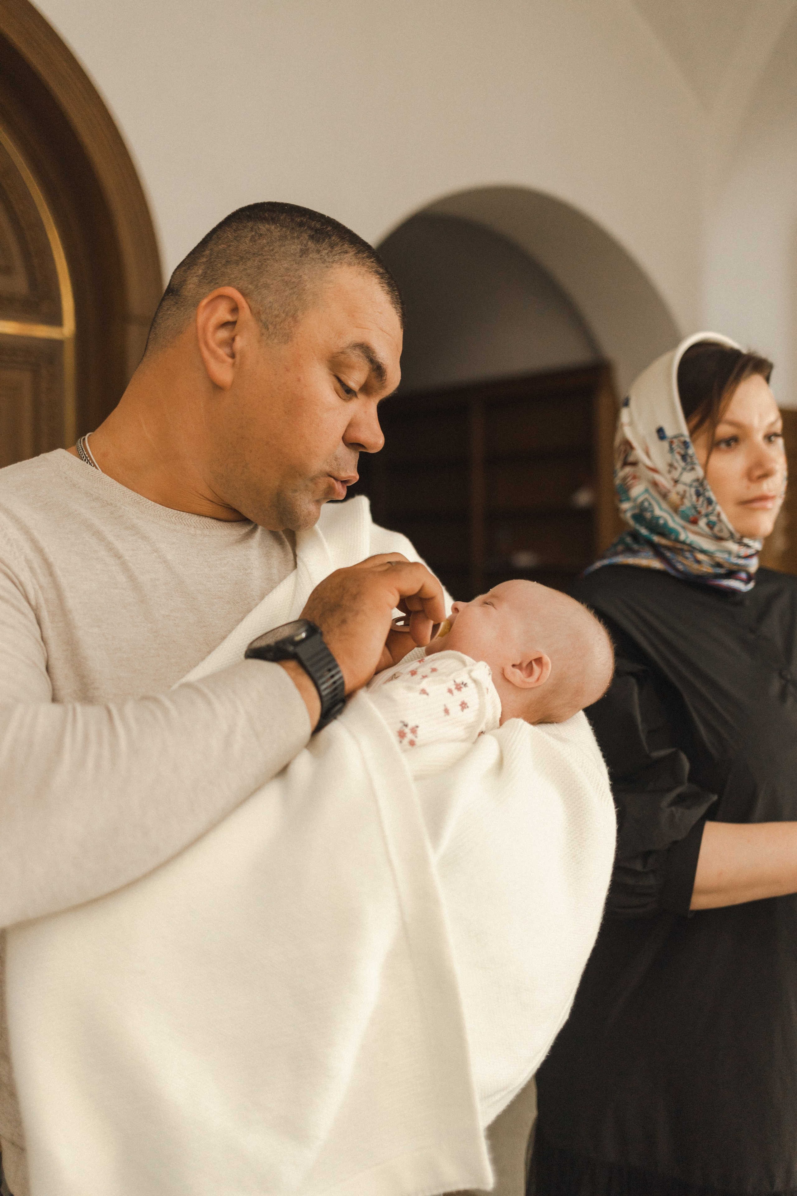 Крещение Стефании. Семейный фотограф в Москве