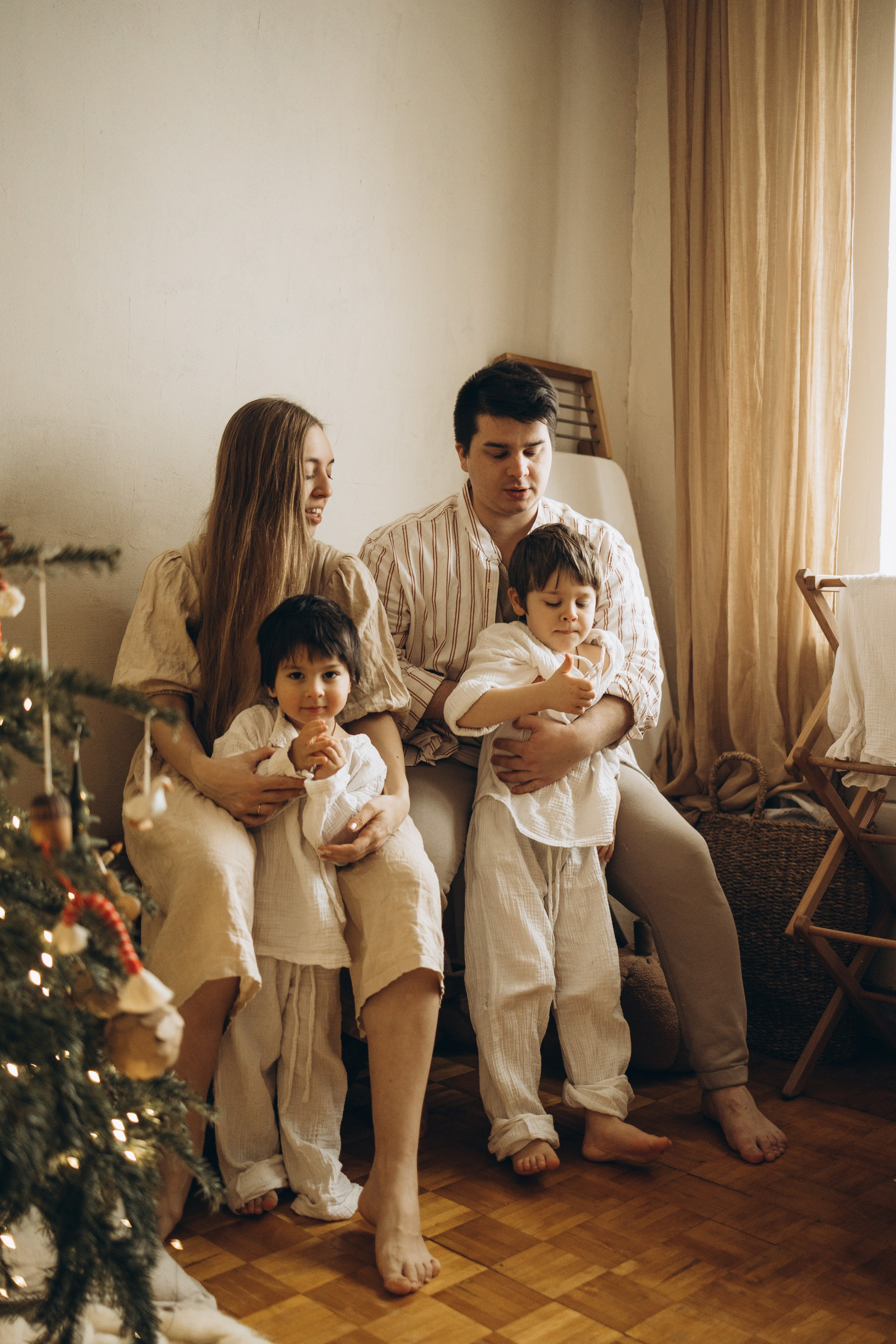 Оля, Саша, Елисей и Демид. Семейный фотограф в Москве Виктория Ястребинская