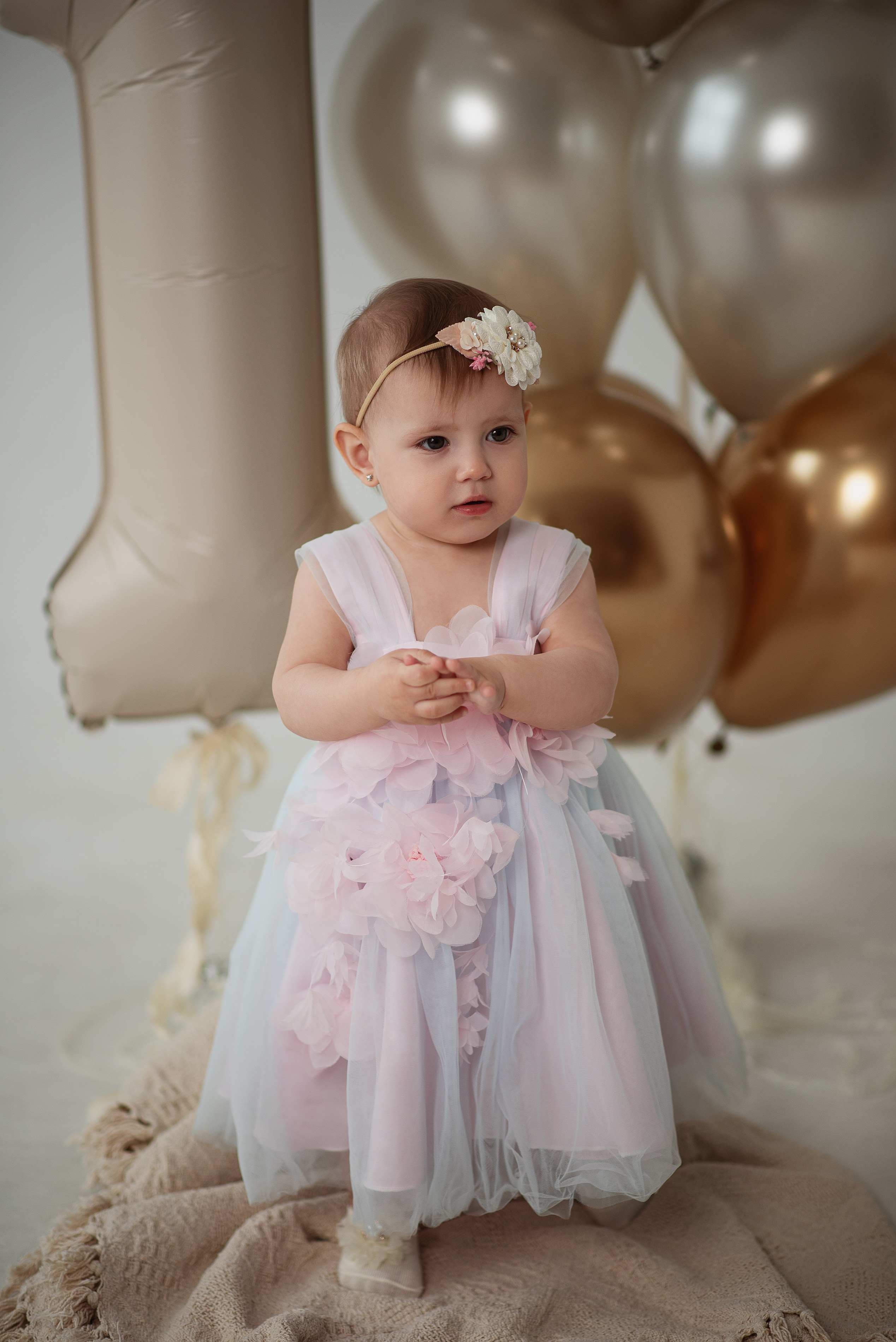 Фотосессия годика Алина. Семейный фотограф в Южно-Сахалинске Анастасия Лимарева