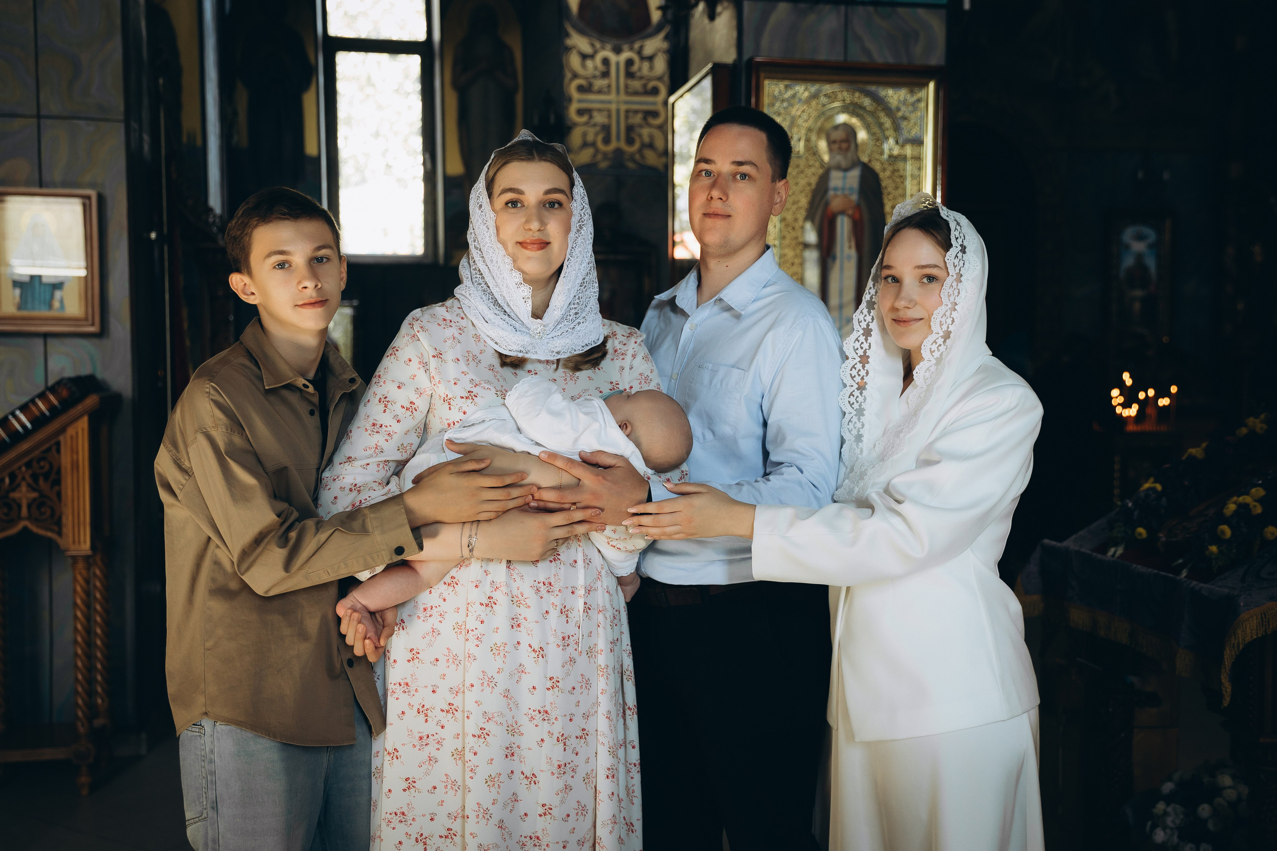 Таинство Крещения Ильи. Фотограф в Краснодаре Алла Потоцкая