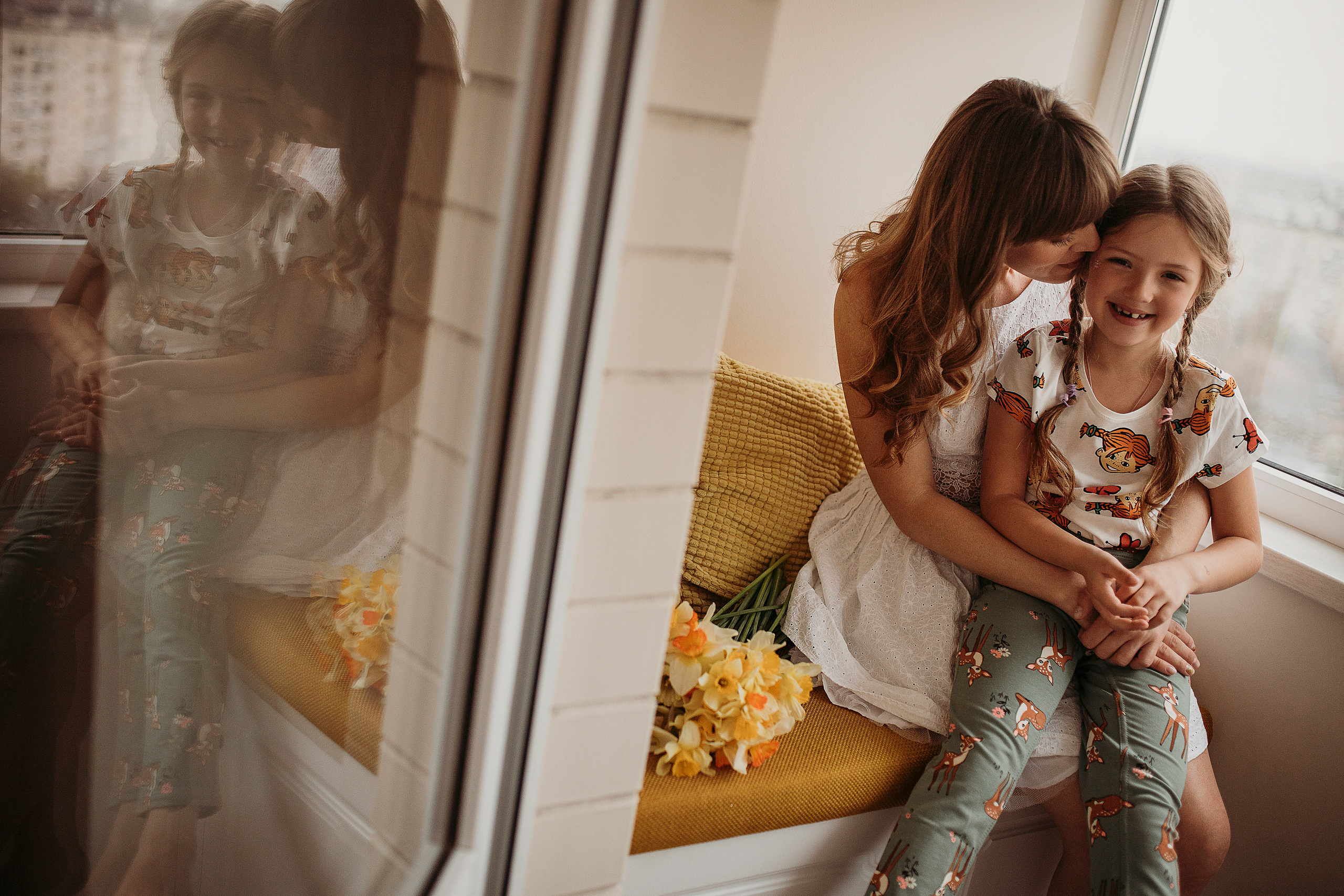 Семейная фотосессия дома. Семейный фотограф в Краснодаре Коломыцева Евгения