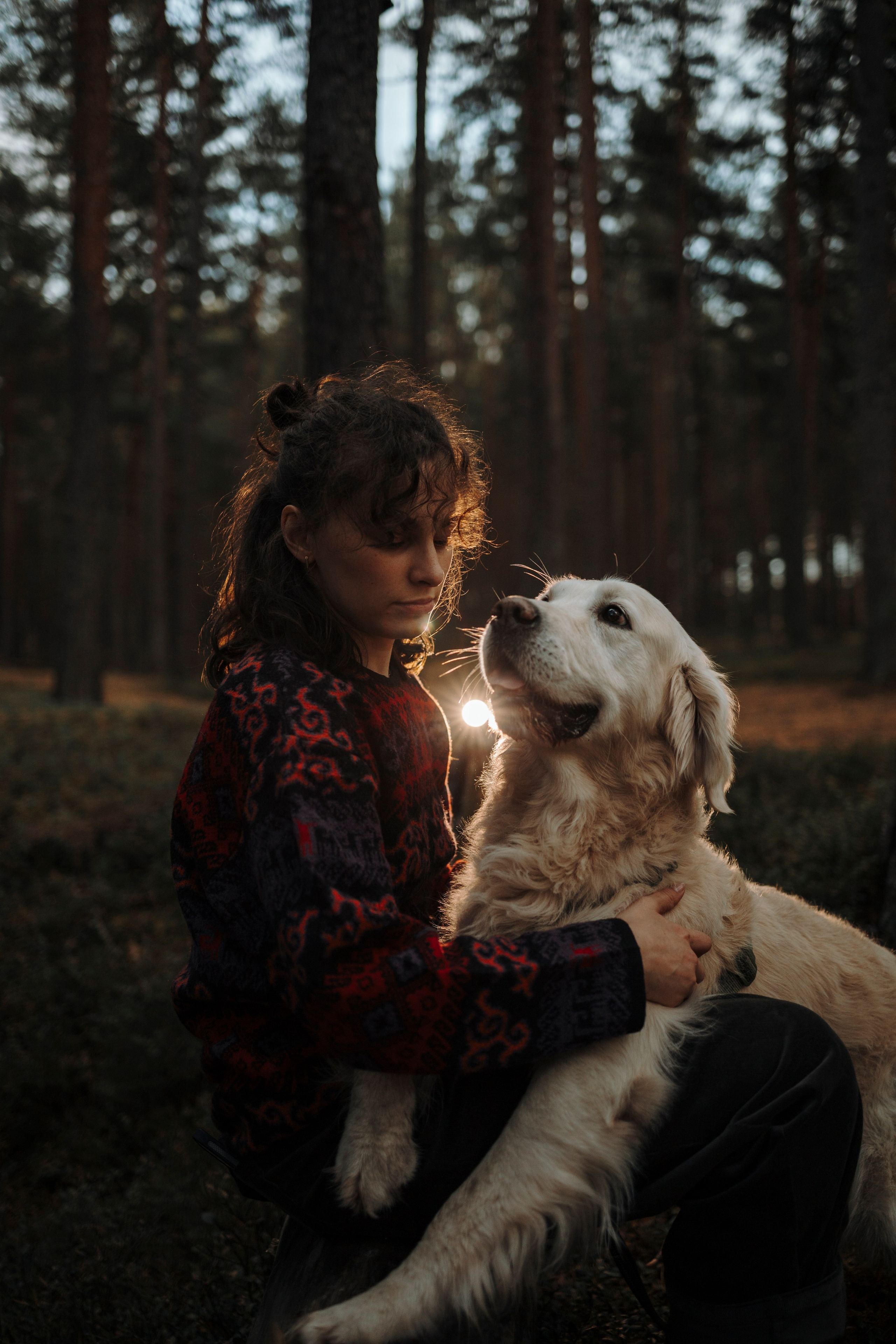 Прогулка Насти с Арчи и Арагоном. Фотограф-анималист в Санкт-Петеребурге Титова Алиса