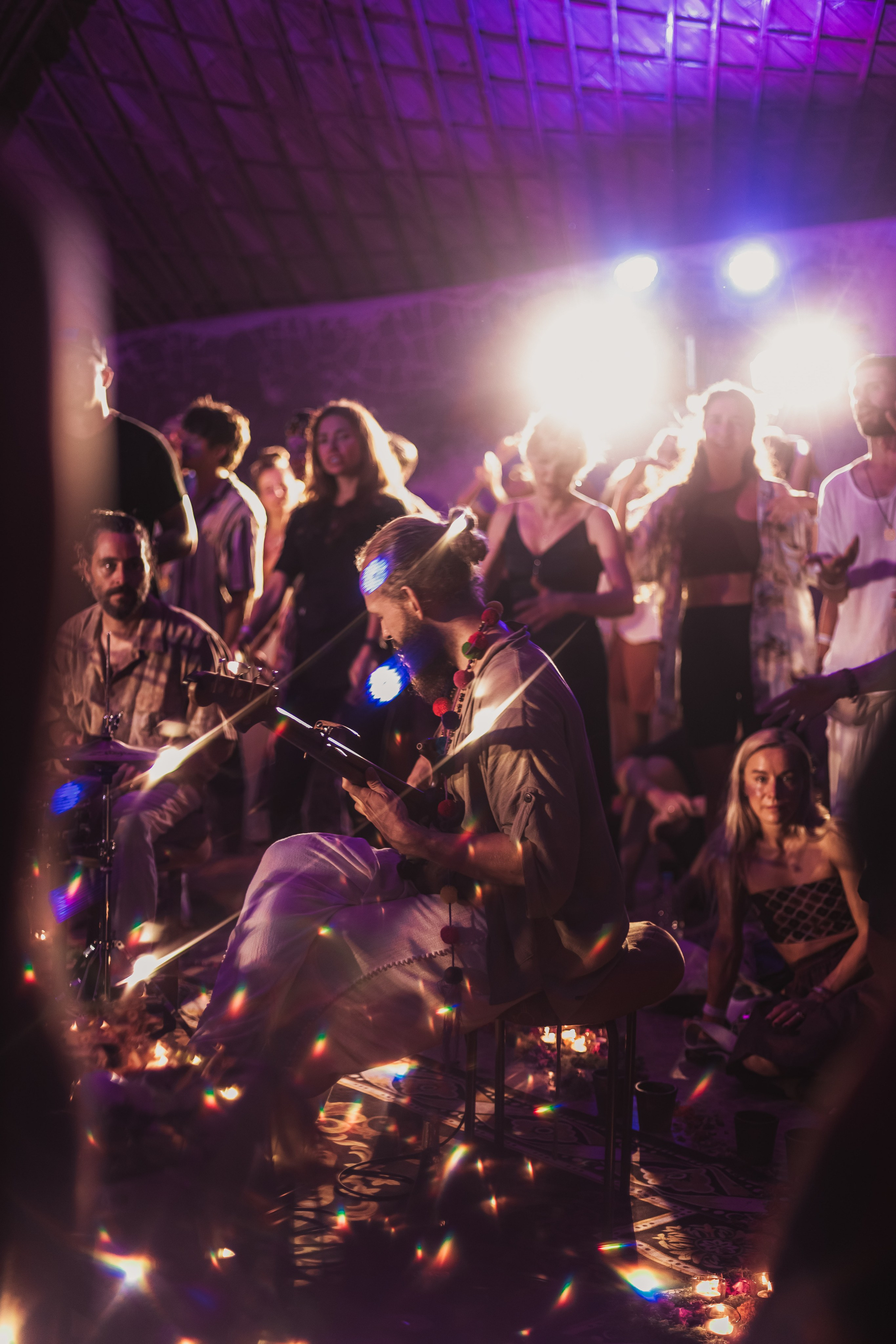 Hanuman Project kirtan at Alchemy april. Mariam Bagdasaryan