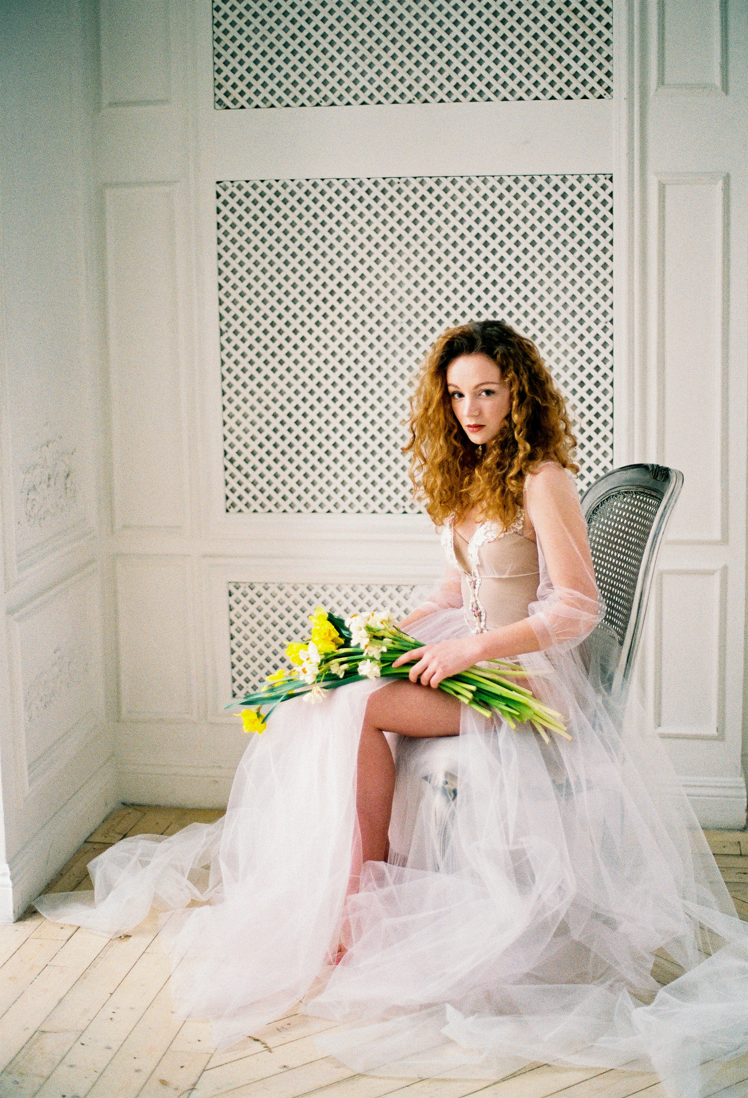 Свадебное утро невесты на плёнку в студии Royal, Москва