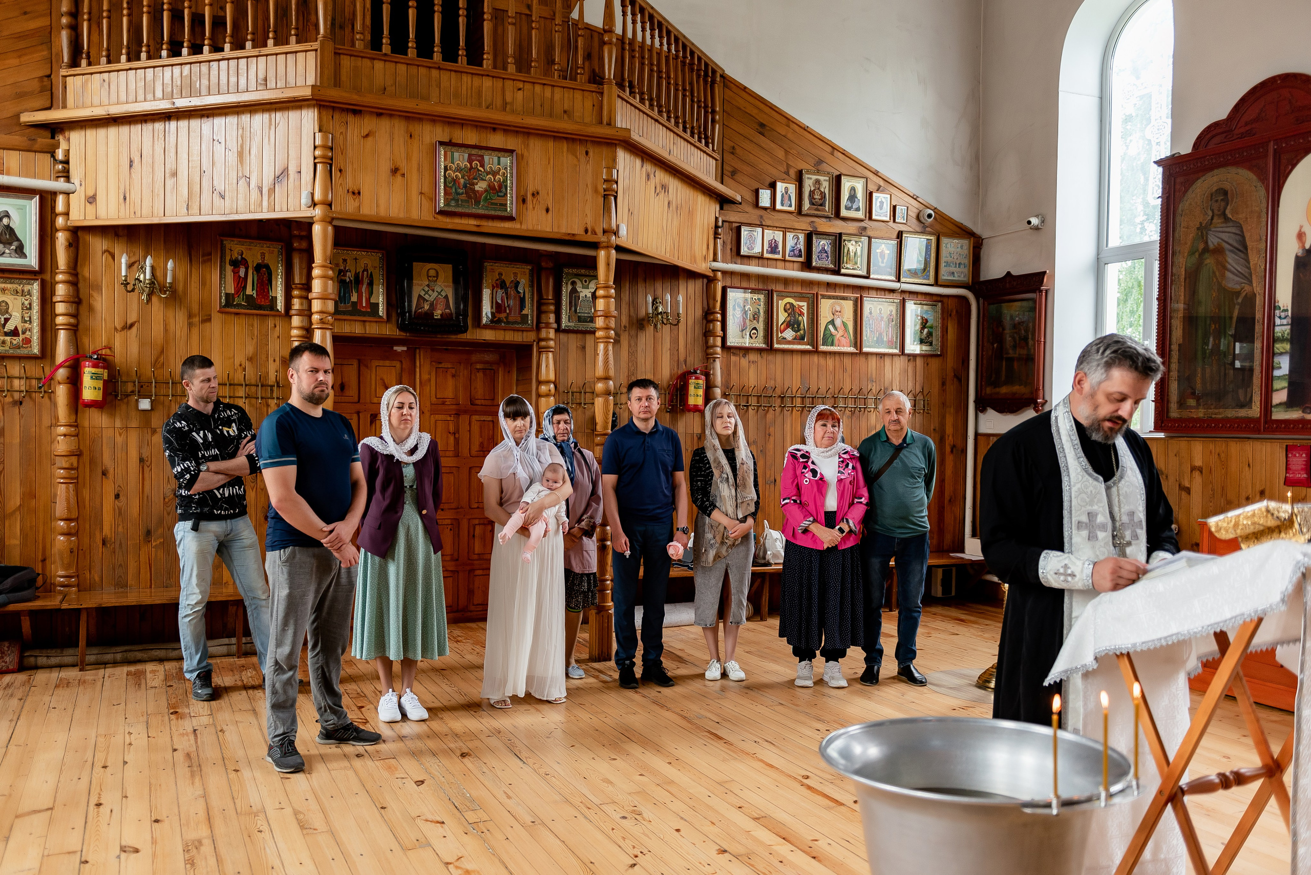 Крещение Ксении. Фотограф Татьяна Иванчикова