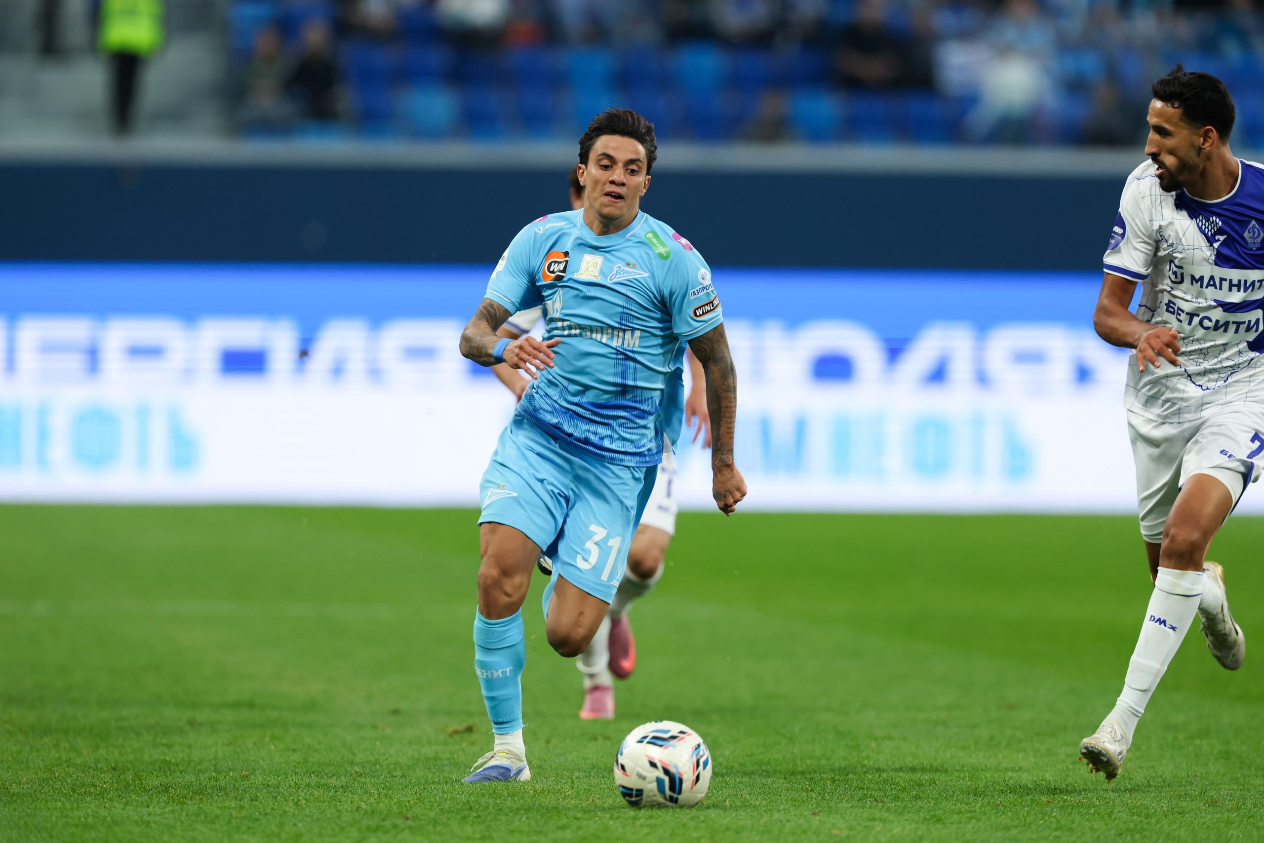 ФК «Зенит» — ФК «Динамо» Махачкала 23.08.2025. Спортивный и репортажный фотограф Антон Тереханов