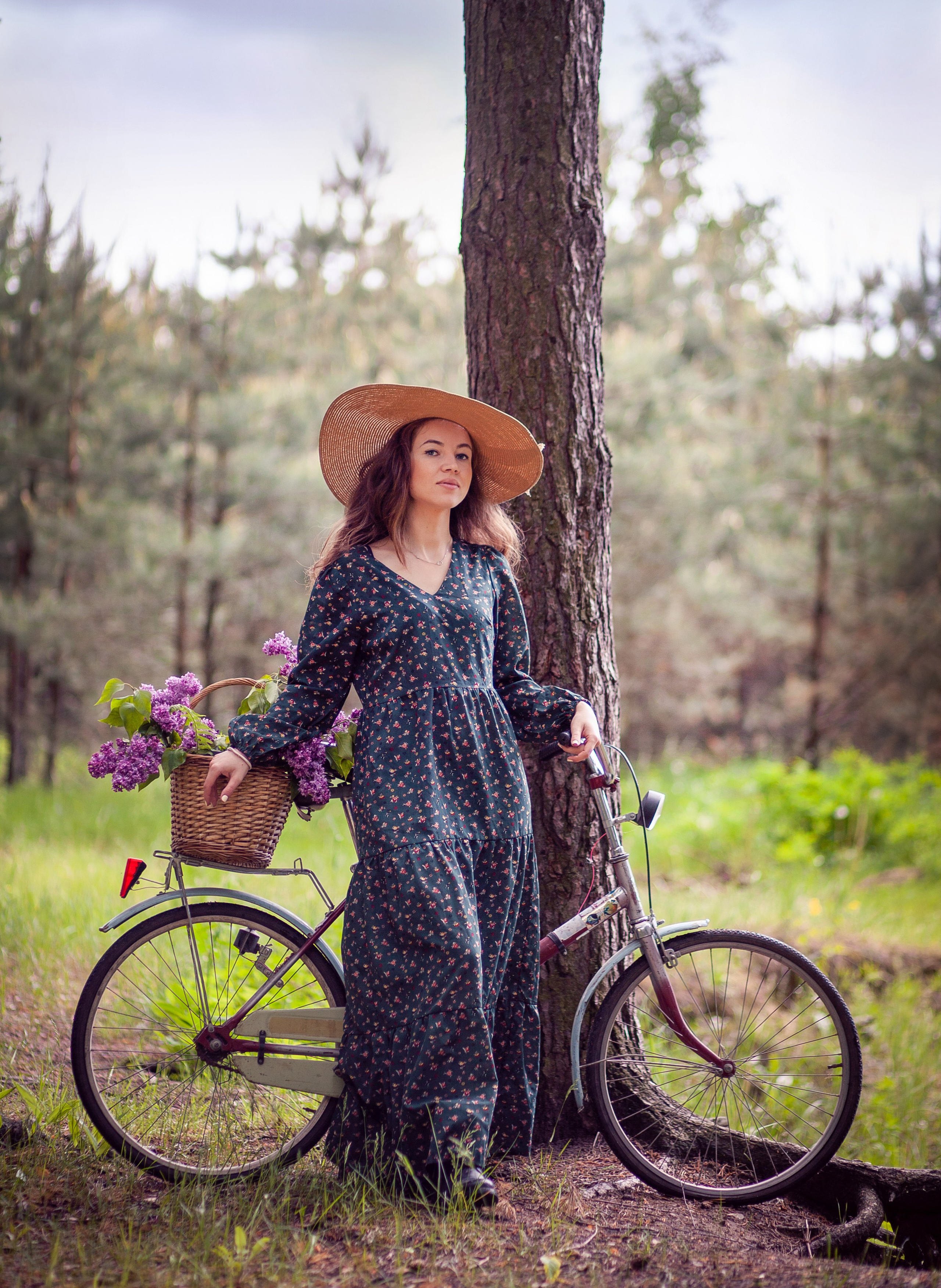 Маша с велосипедом. Фотограф Мария Кольцова