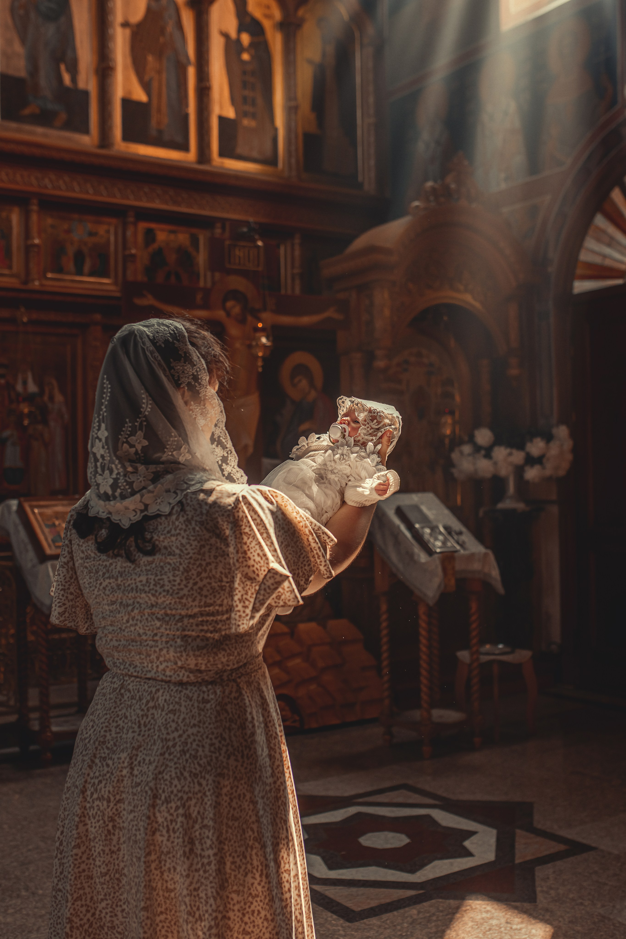 Таинство Крещения Ксении. Фотограф Таинств Крещения и Венчания в г. Курске