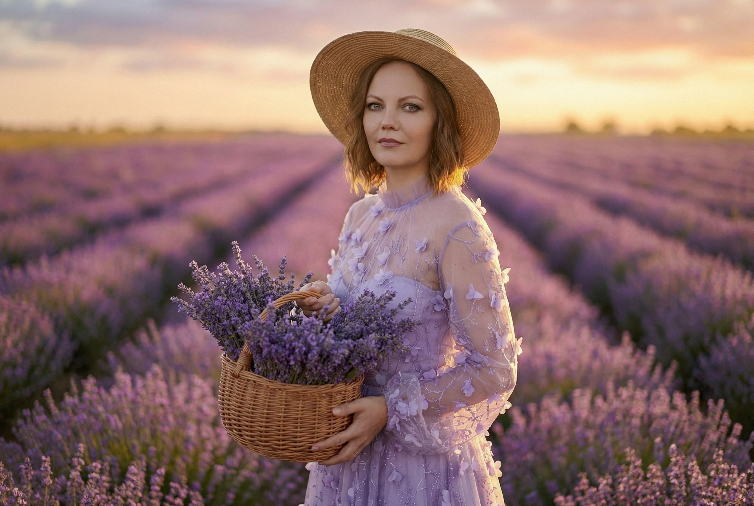Лавандовое настроение. Шаблоны и дизайны выпускных альбомов и фотокниг