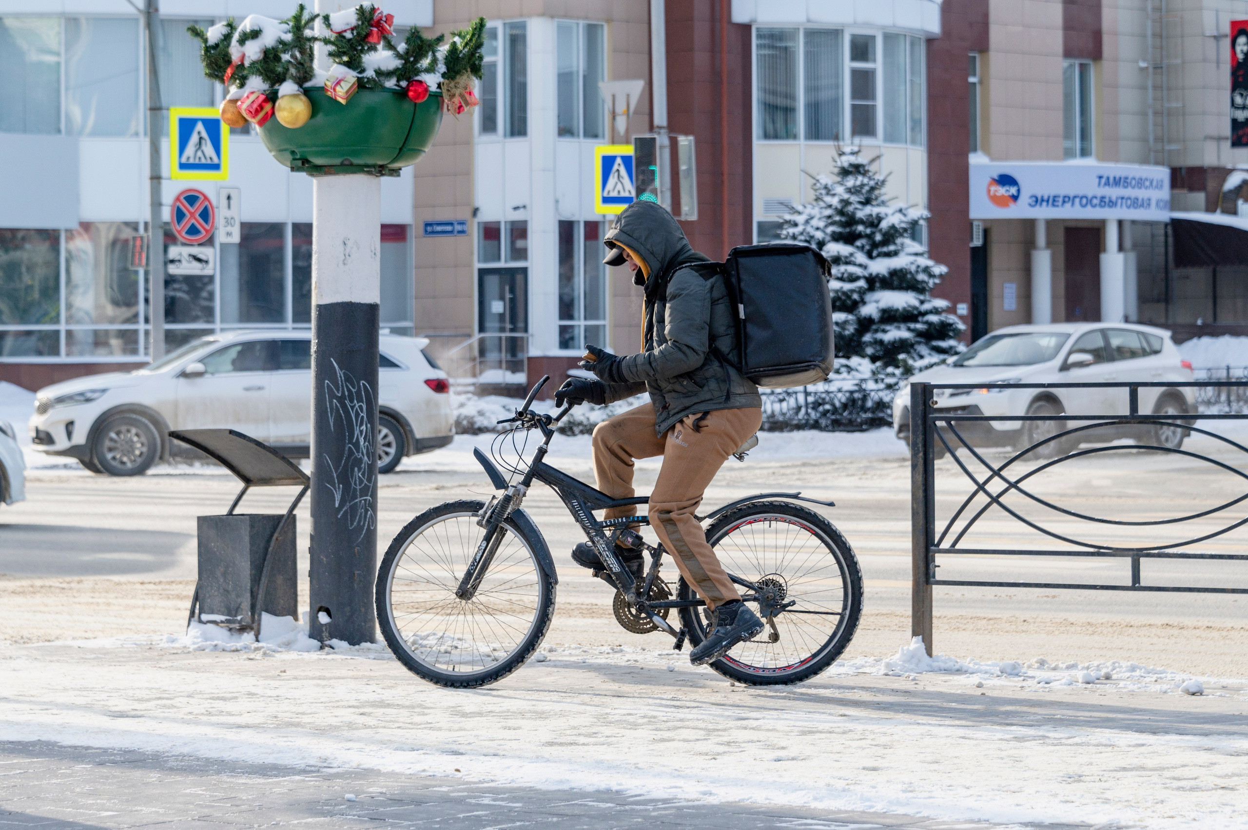 Январский Тамбов. 2024 год. Фотограф Роман Адлер