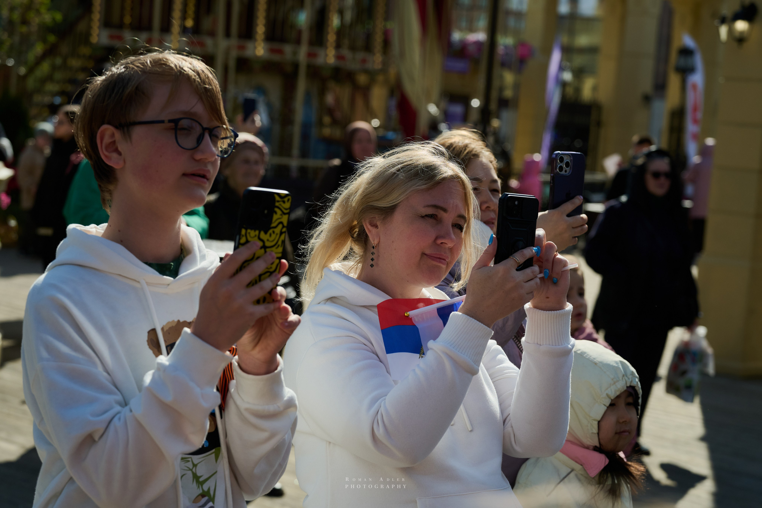 Московская весна Победы. Фотограф Роман Адлер