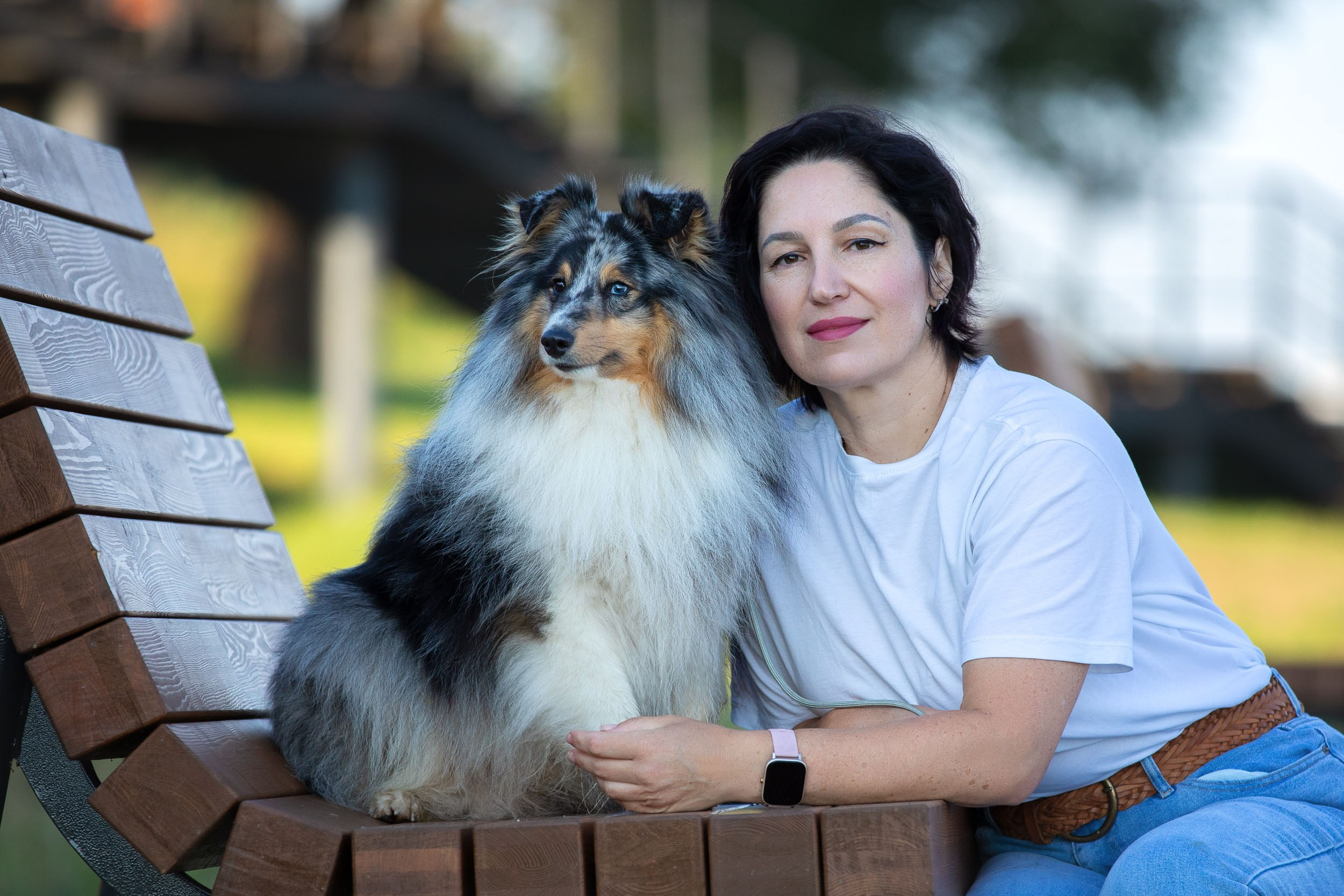 Съемка с шелти на рассвете на песчаном карьере. Фотограф-анималист в Москве и Московской области Татьяна Фролова