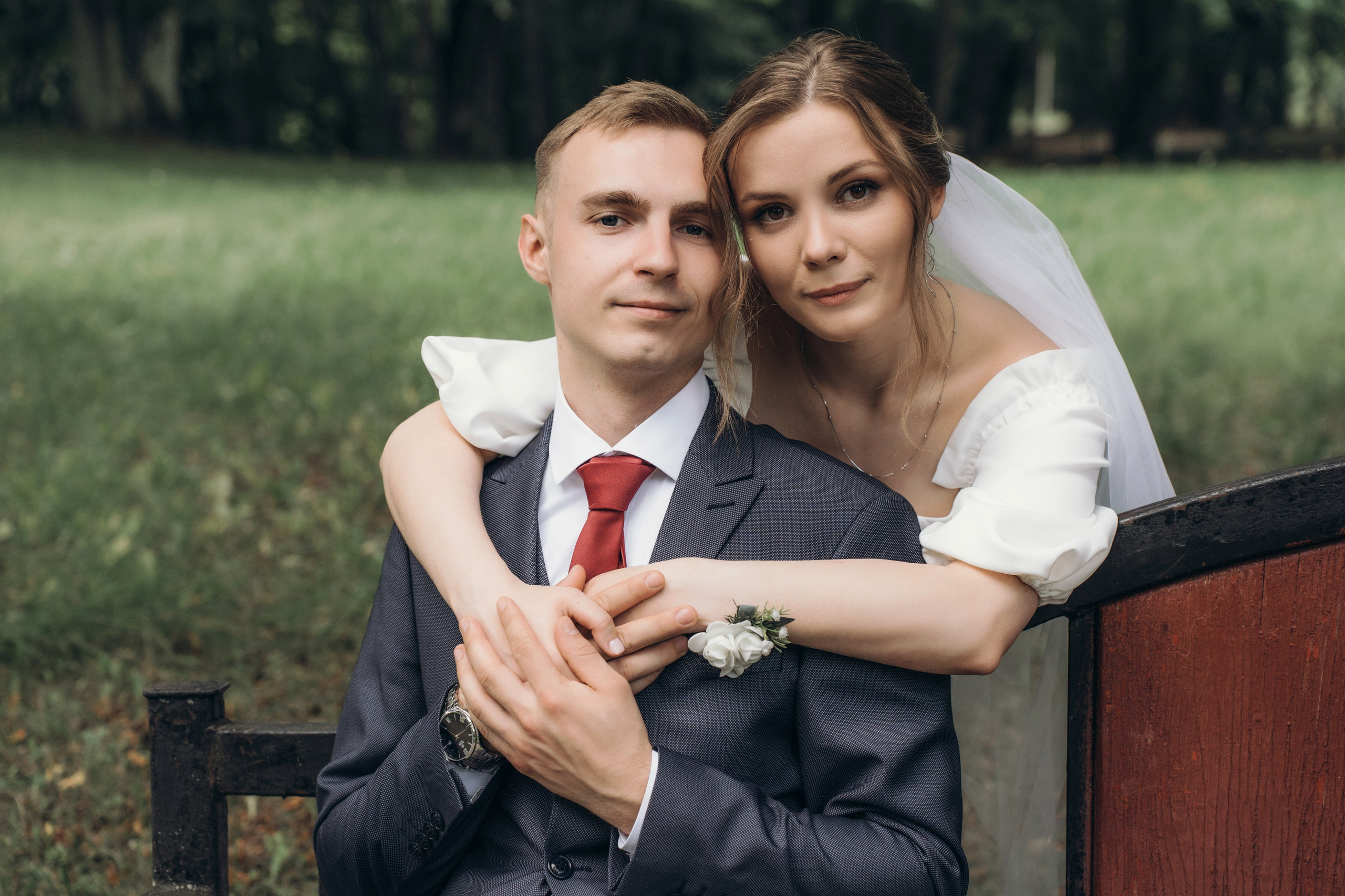 Свадебная прогулка в Лошицком парке. Ваш семейный фотограф в Минске — Вика Трегубова