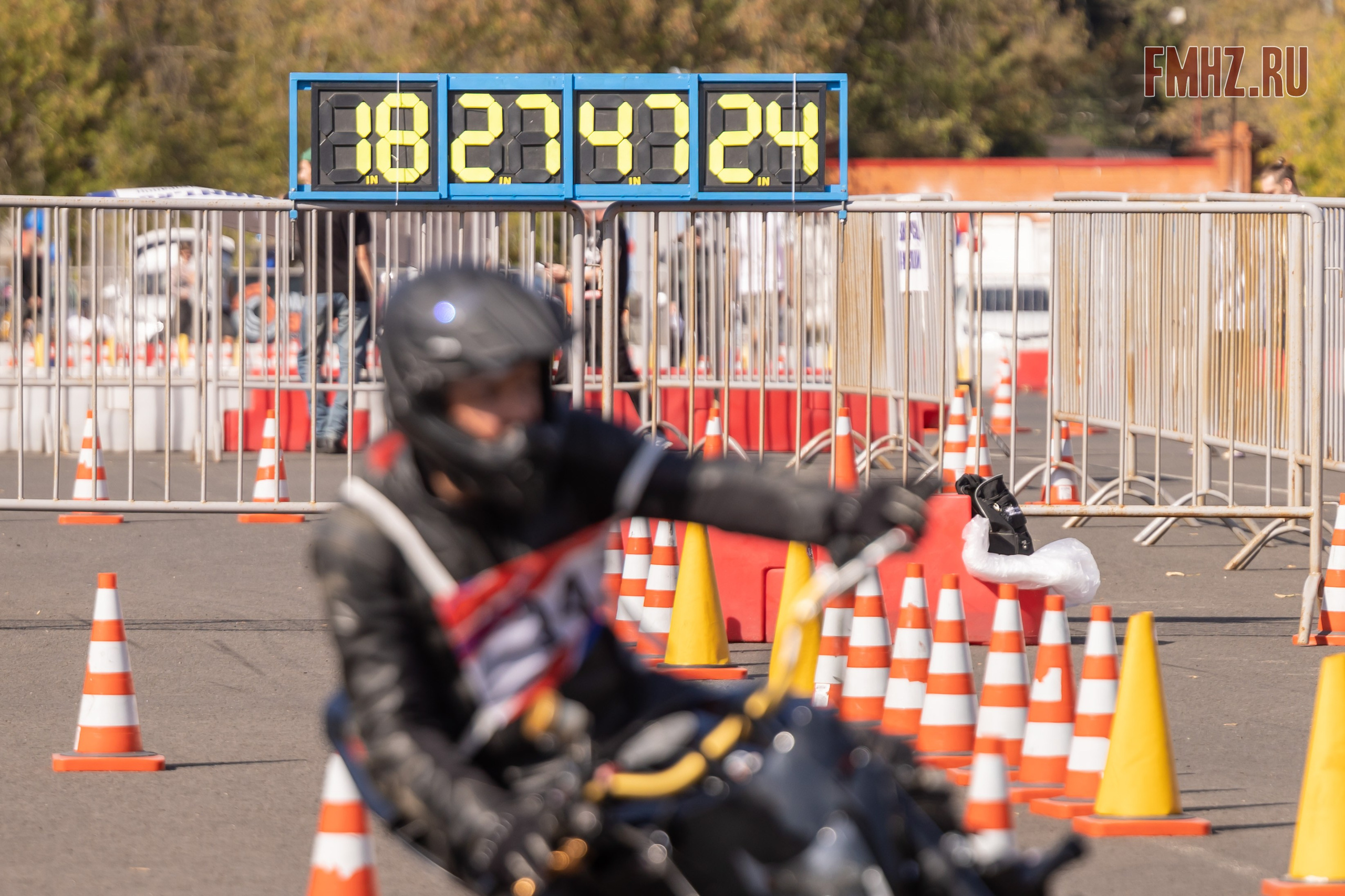 Соревнования по мотоджимхане на площадке Мосгортранс 15.09.2024. Фотограф Владимир Охрименко