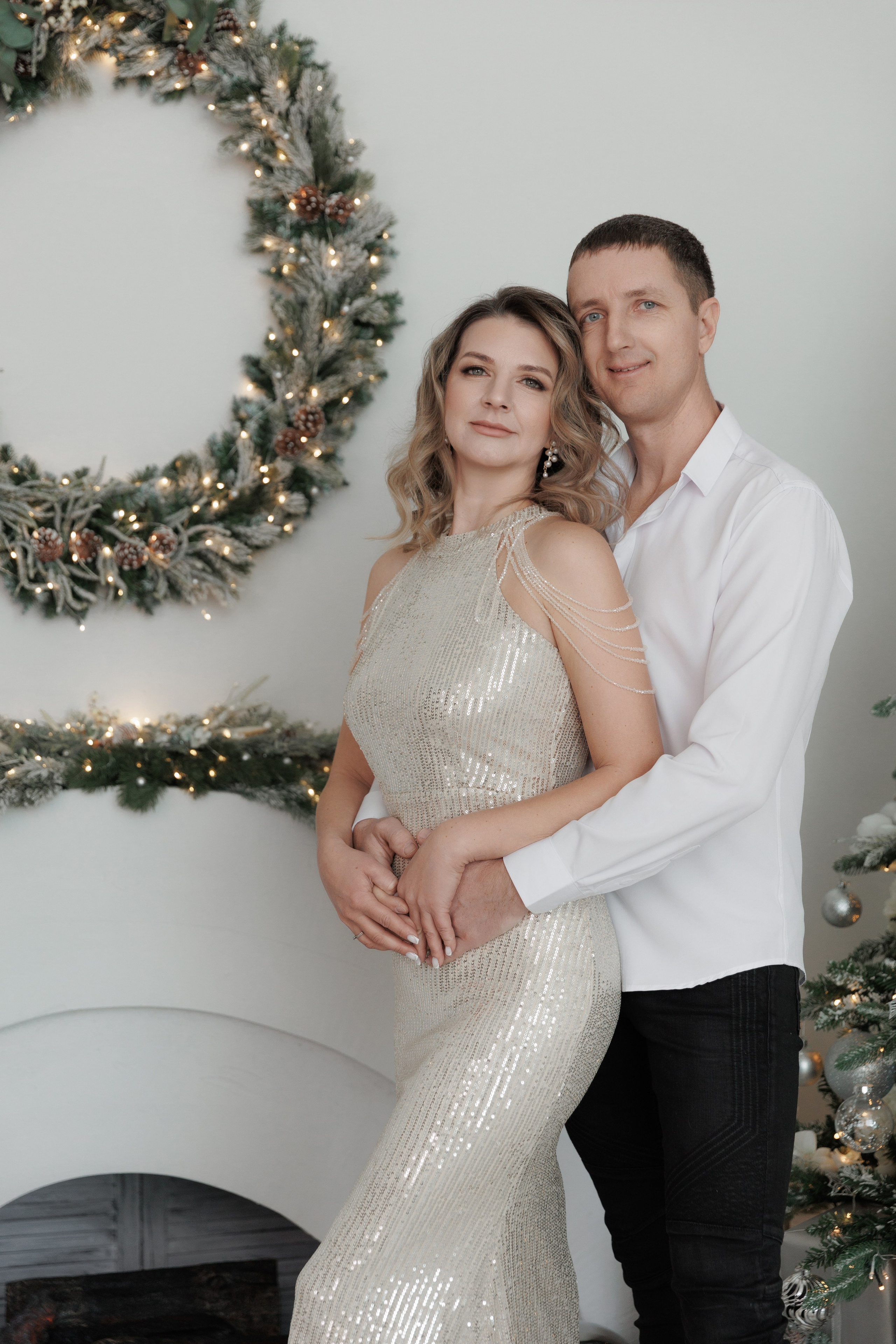 Ольга с семьей. Фотограф женского портрета, беременности и материнства Харькова Елена