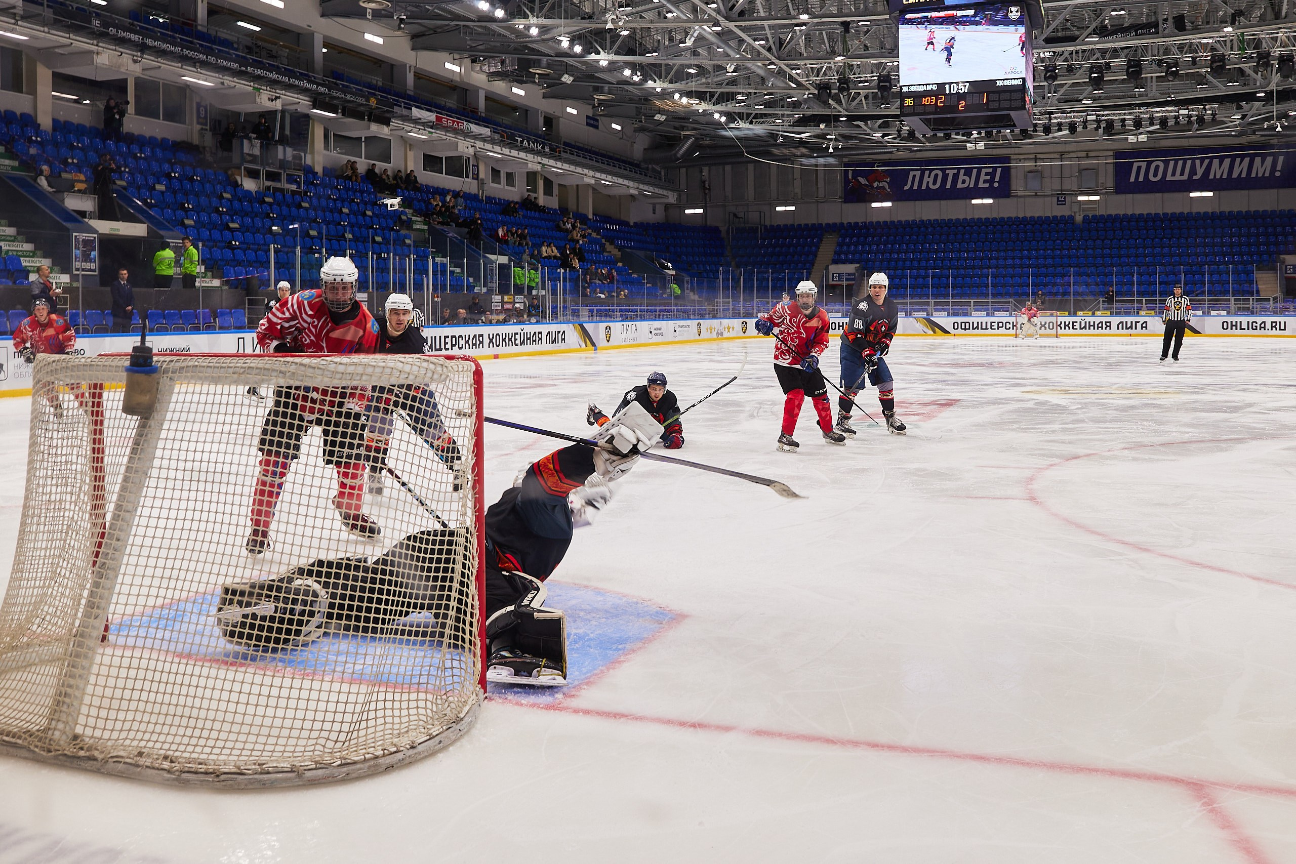 Репортаж. Офицерская хоккейная лига 2025 год. Спортивный фотограф Некрасов Денис